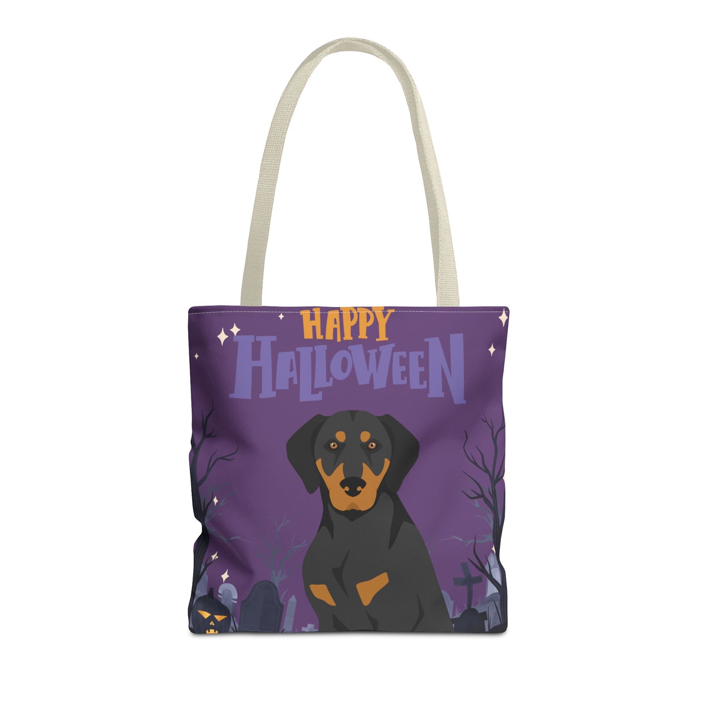 Transylvanian Hound Dog Happy Halloween Tote Bag 16x16
