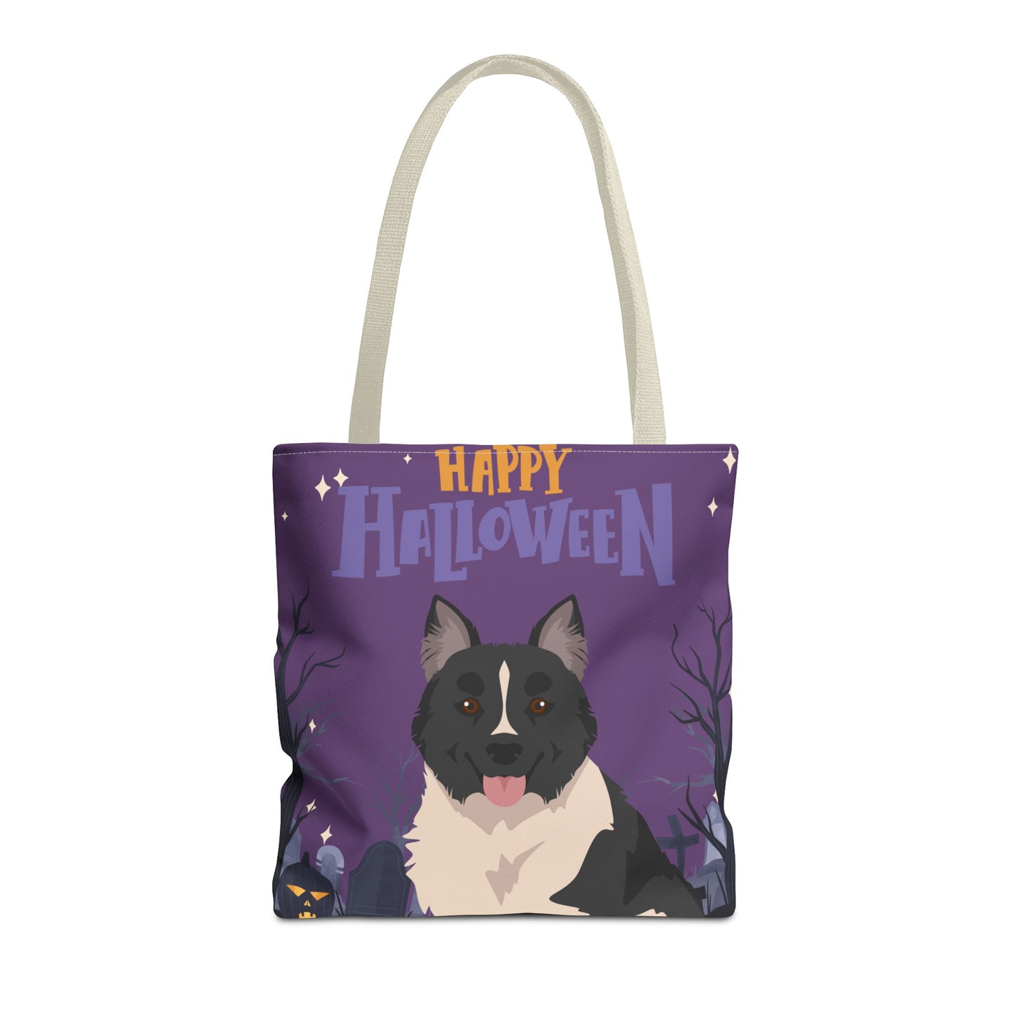 Elo Dog Happy Halloween Tote Bag 16x16
