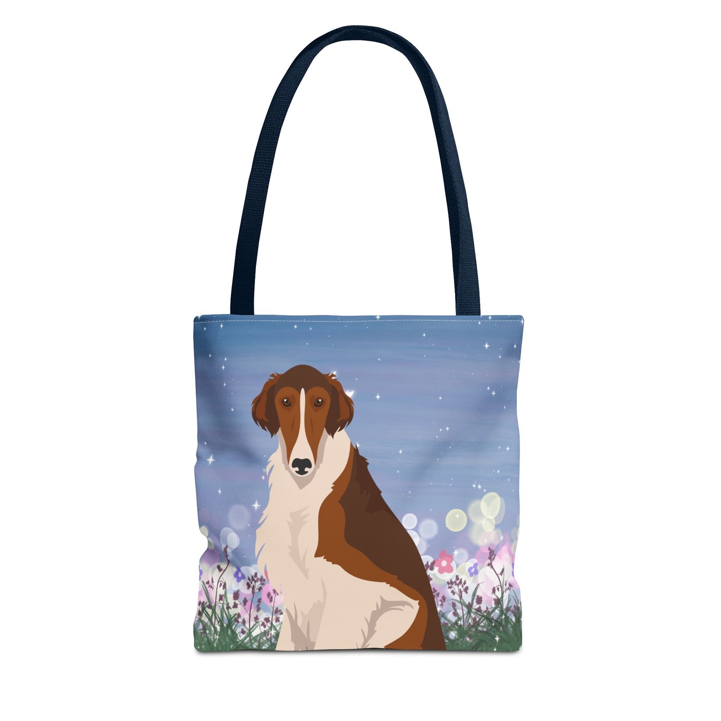 Borzoi Dog Tote Bag 13x13