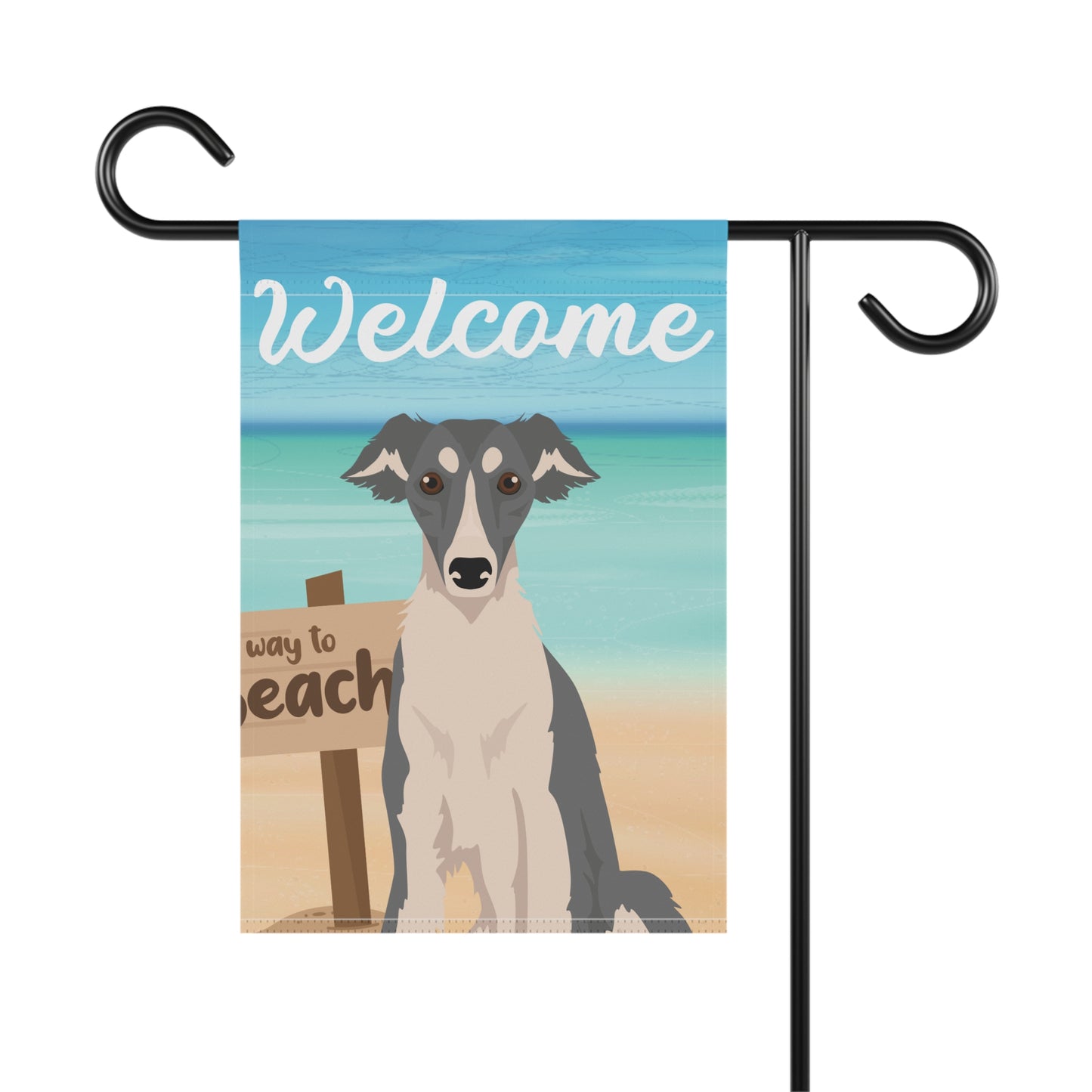 Silken Windhound Dog Garden Flag