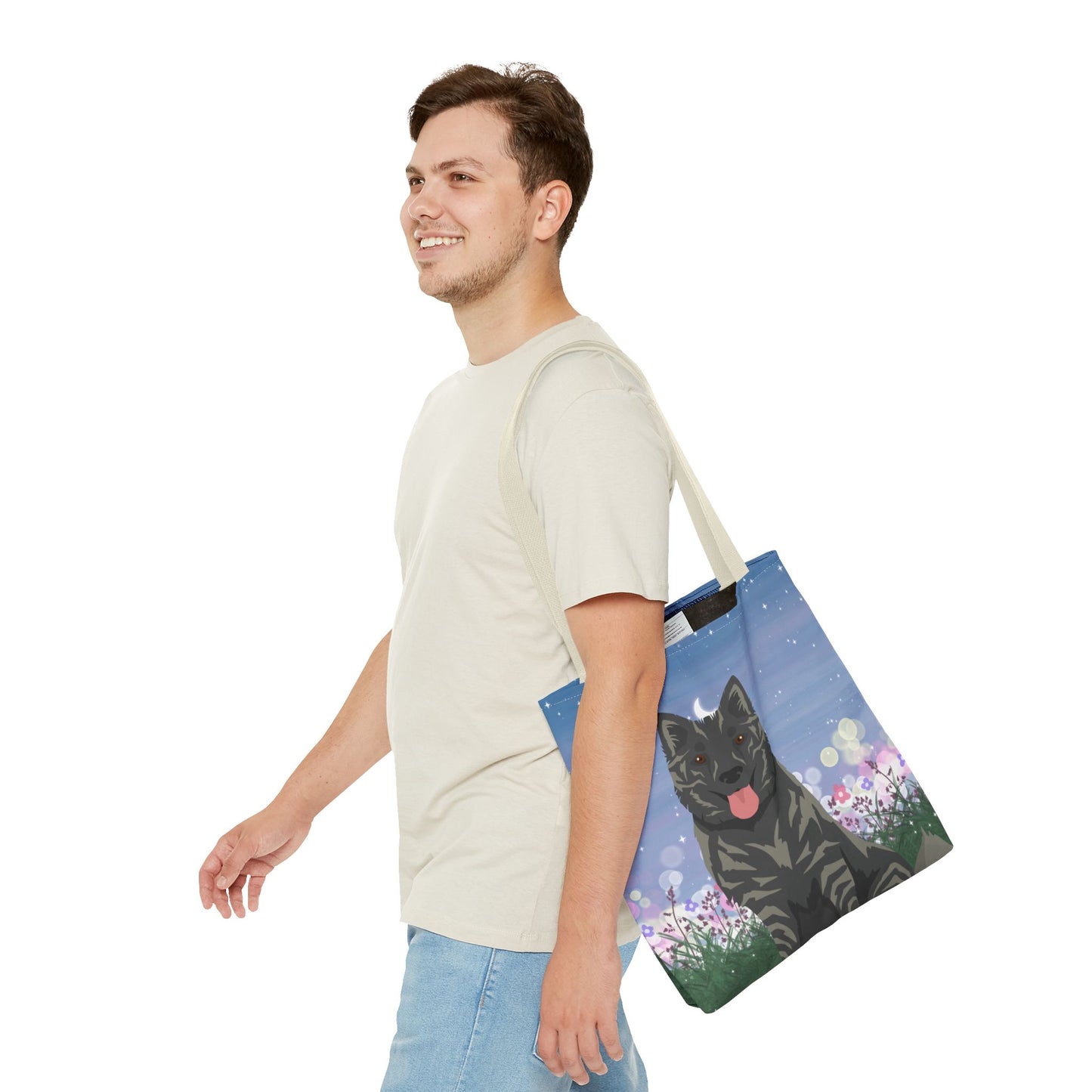 Kintamani Bail Dog Tote Bag 16x16