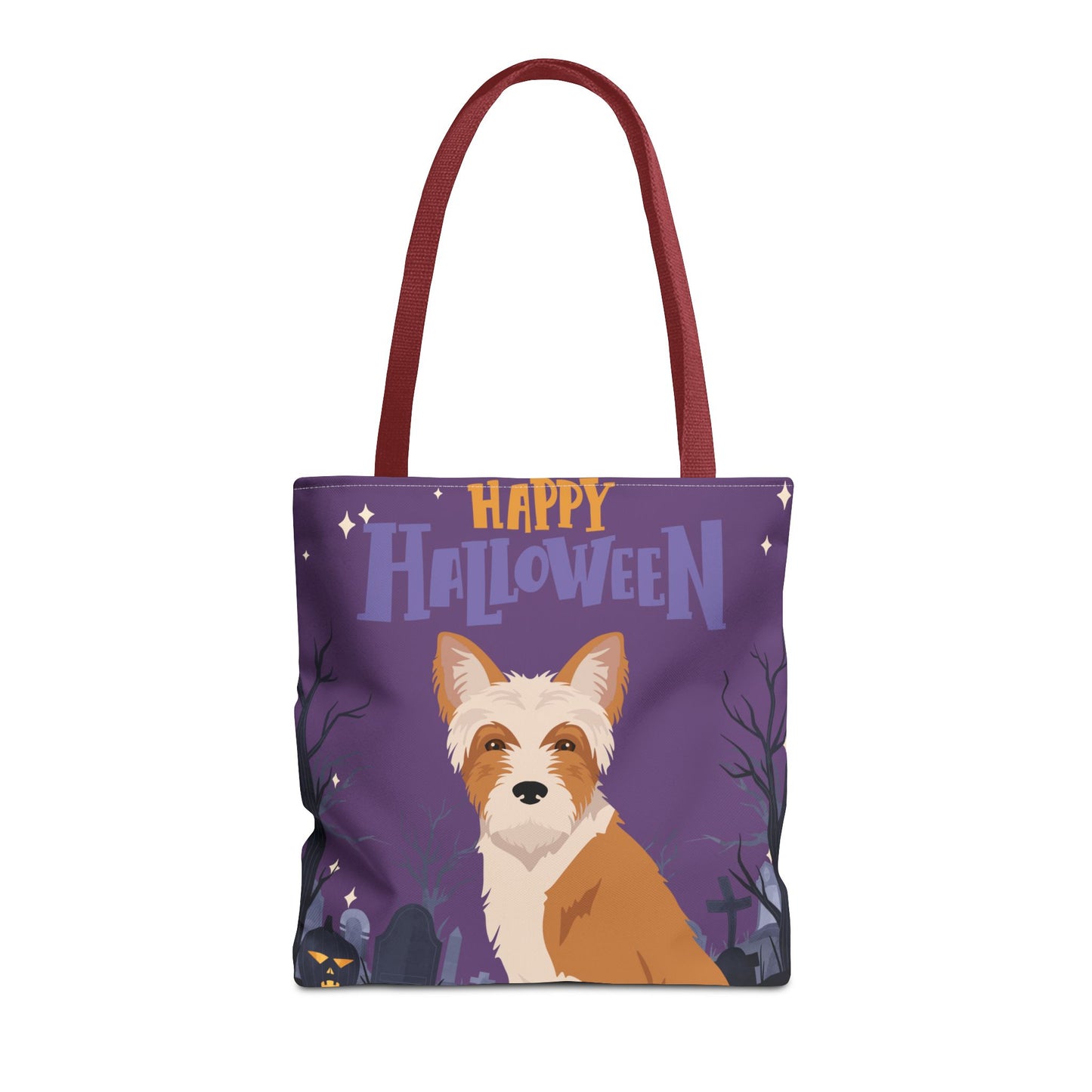 Portuguese Podengo Dog Happy Halloween Tote Bag 16x16