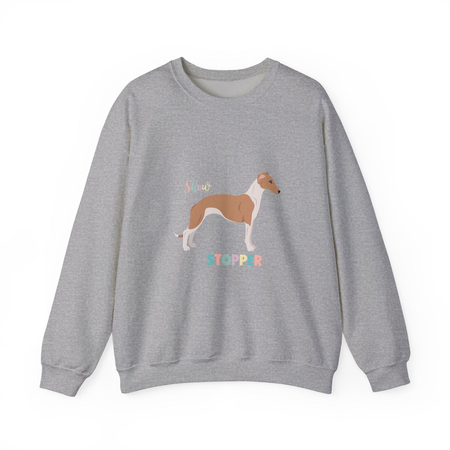 Whippet Dog Unisex Heavy Blend Crewneck Sweatshirt