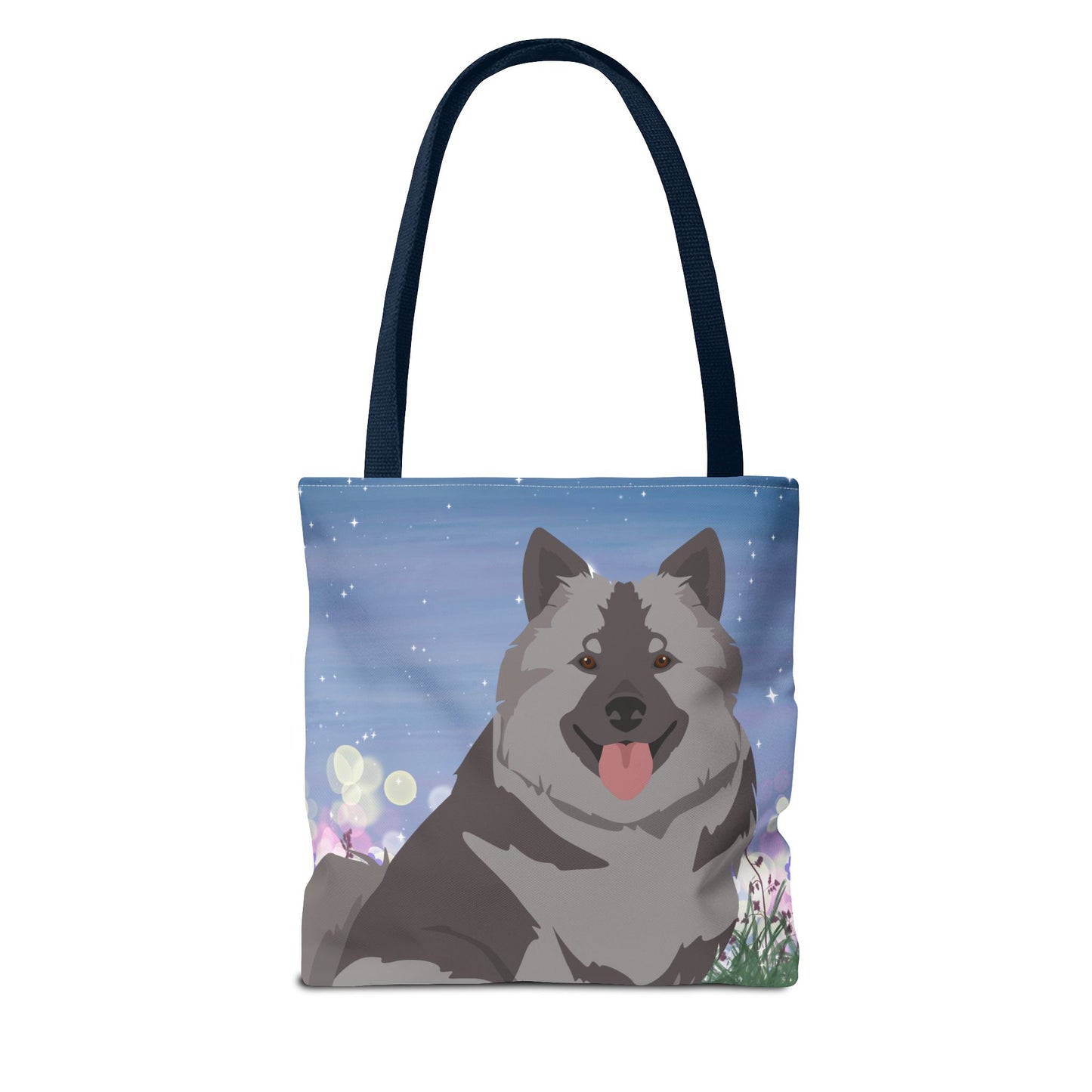 keeshond Dog Tote Bag 13x13