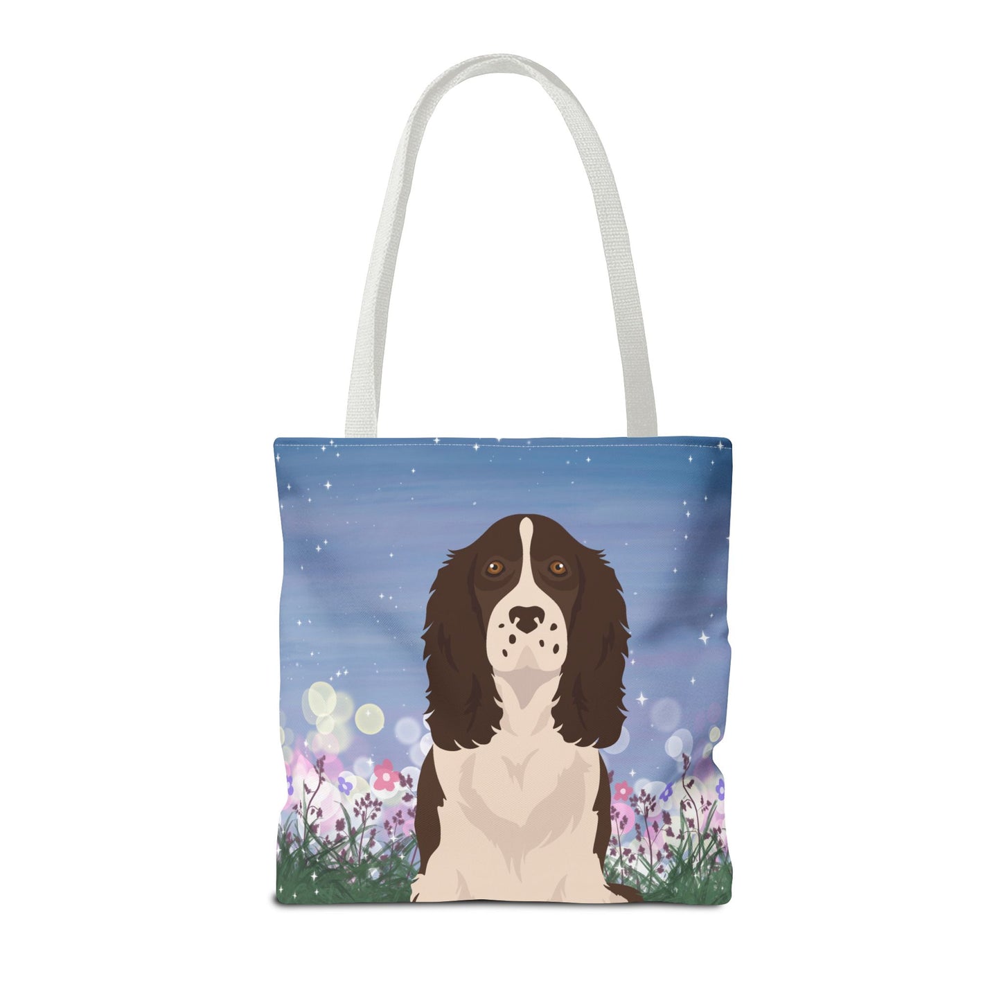 Springer Speniel Dog Tote Bag 16x16