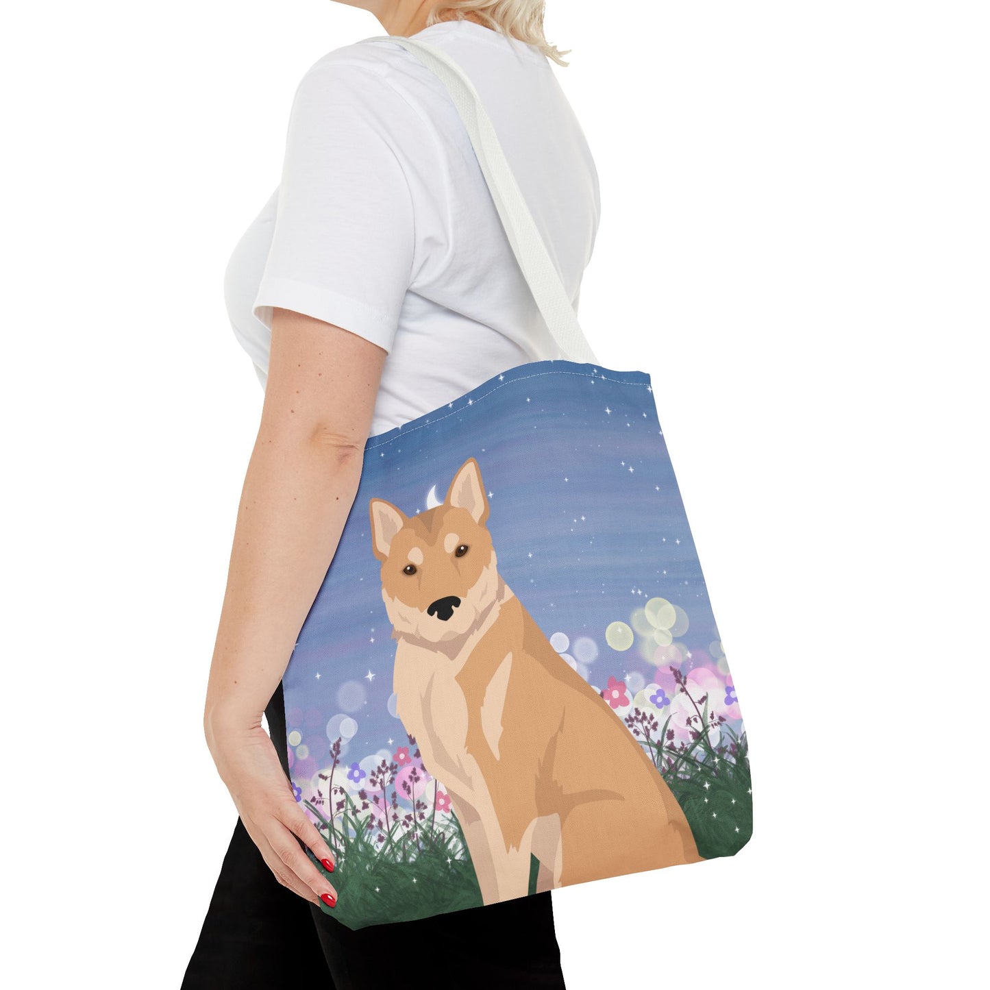 Korean Jindo Dog Tote Bag 16x16