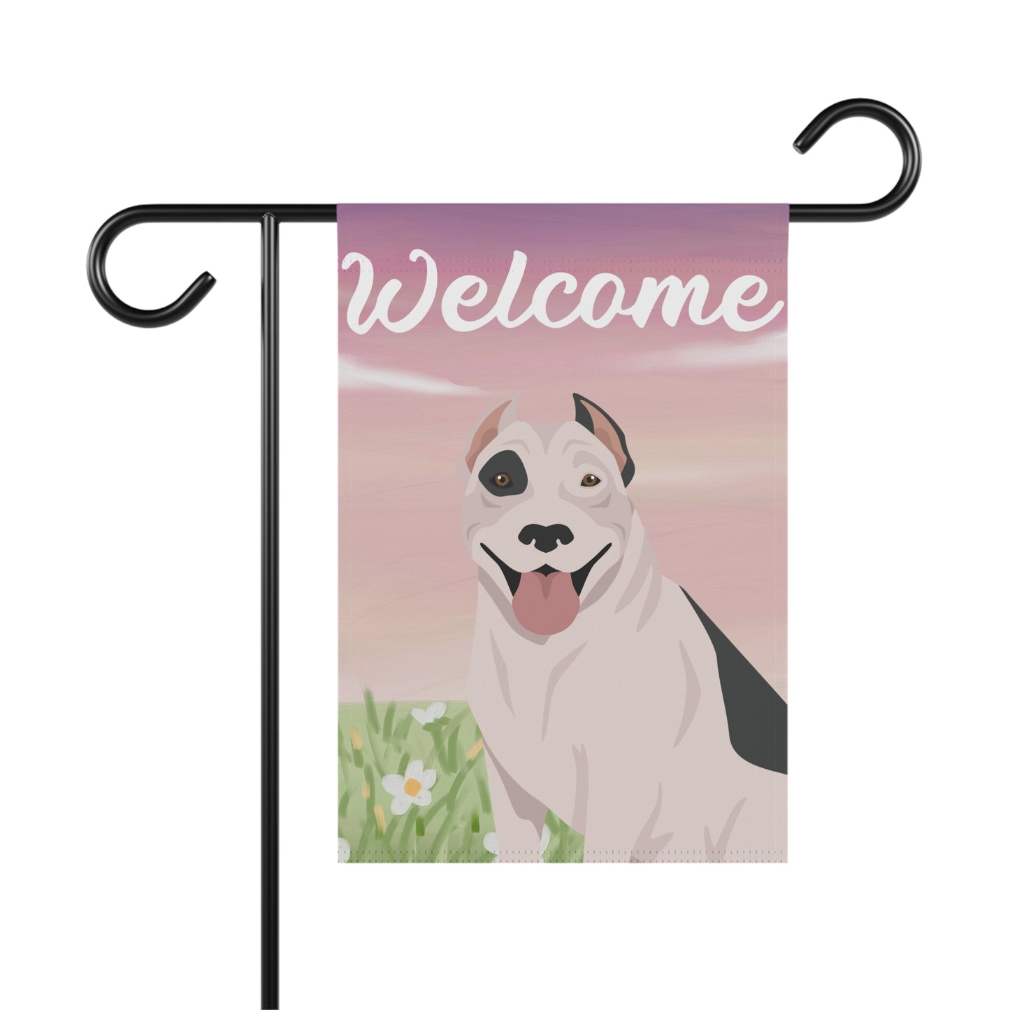 Pit Bull Dog Welcome Garden Flag