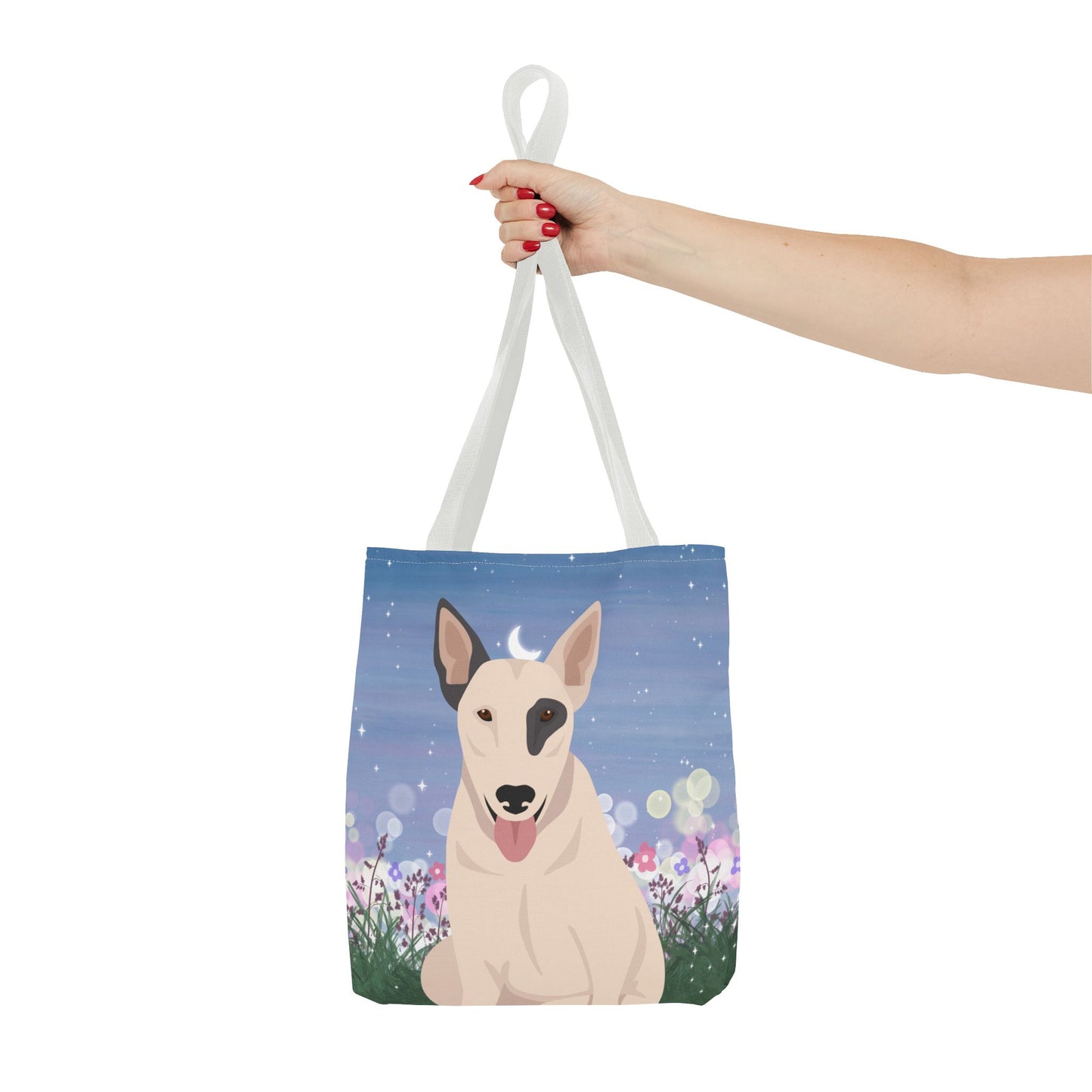 Bull Terrier Dog Tote Bag 13x13