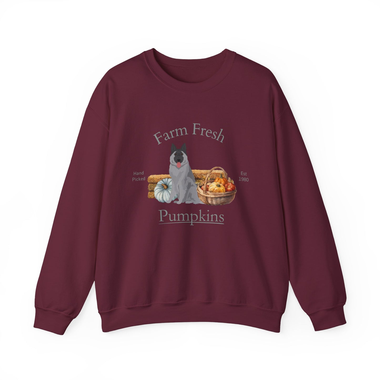 Belgian Tervuren Dog Fall Halloween Unisex Heavy Blend Crewneck Sweatshirt