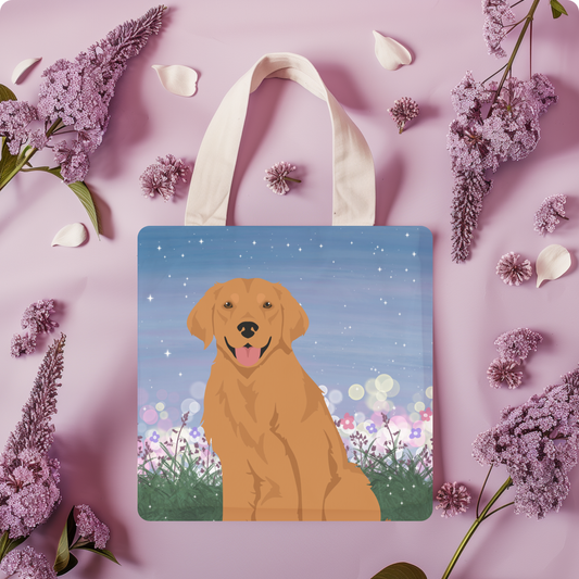 Golden Retriever Dog Tote Bag 13x13