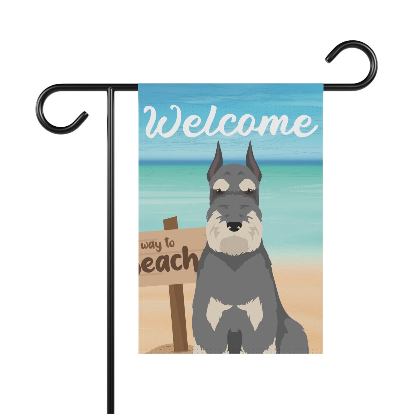 Schnauzer Dog Garden Flag
