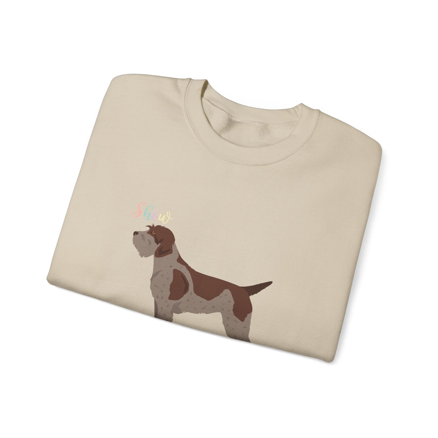 Wirehaired Pointer Griffon Dog Unisex Heavy Blend Crewneck Sweatshirt