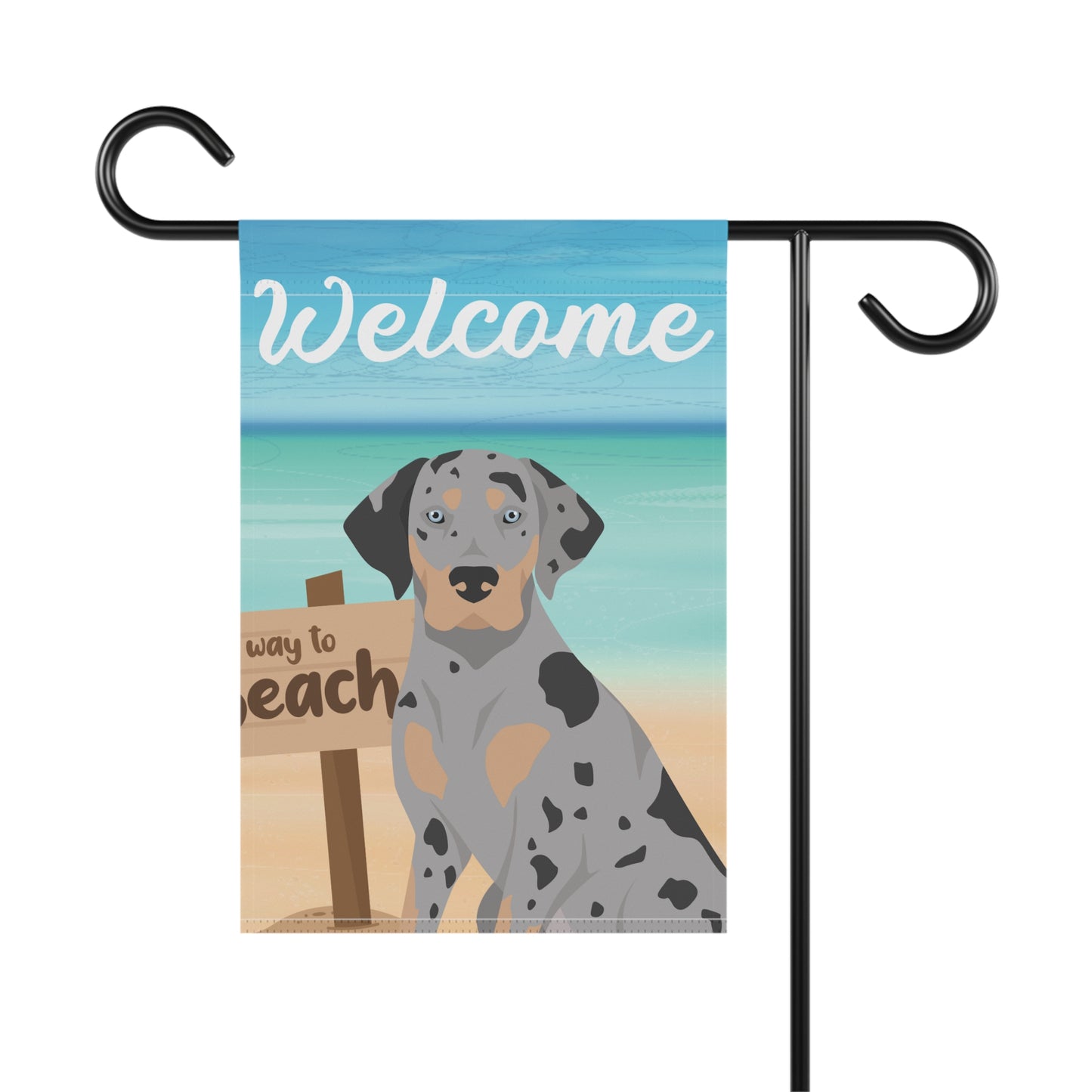 Catahoula Leopard Dog Dog Garden Flag