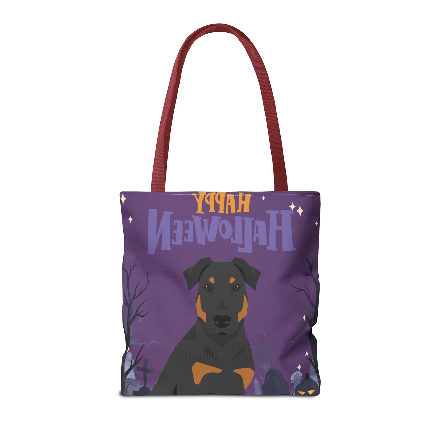 Beauceron Dog Happy Halloween Tote Bag 16x16