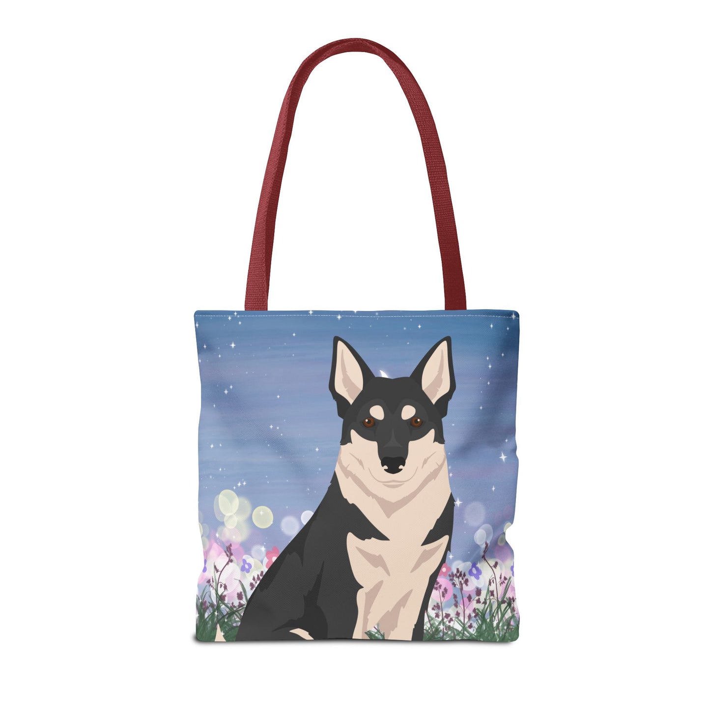 Swedish Elkhound Dog Tote Bag 16x16
