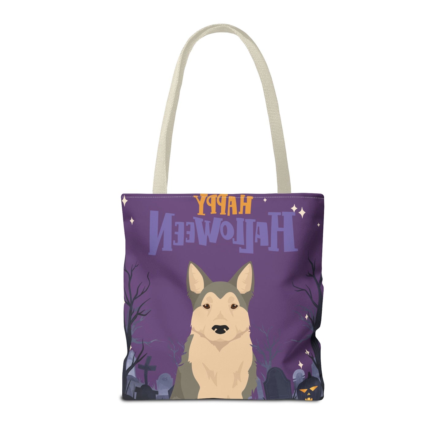 West Siberian Laika Dog Happy Halloween Tote Bag 16x16