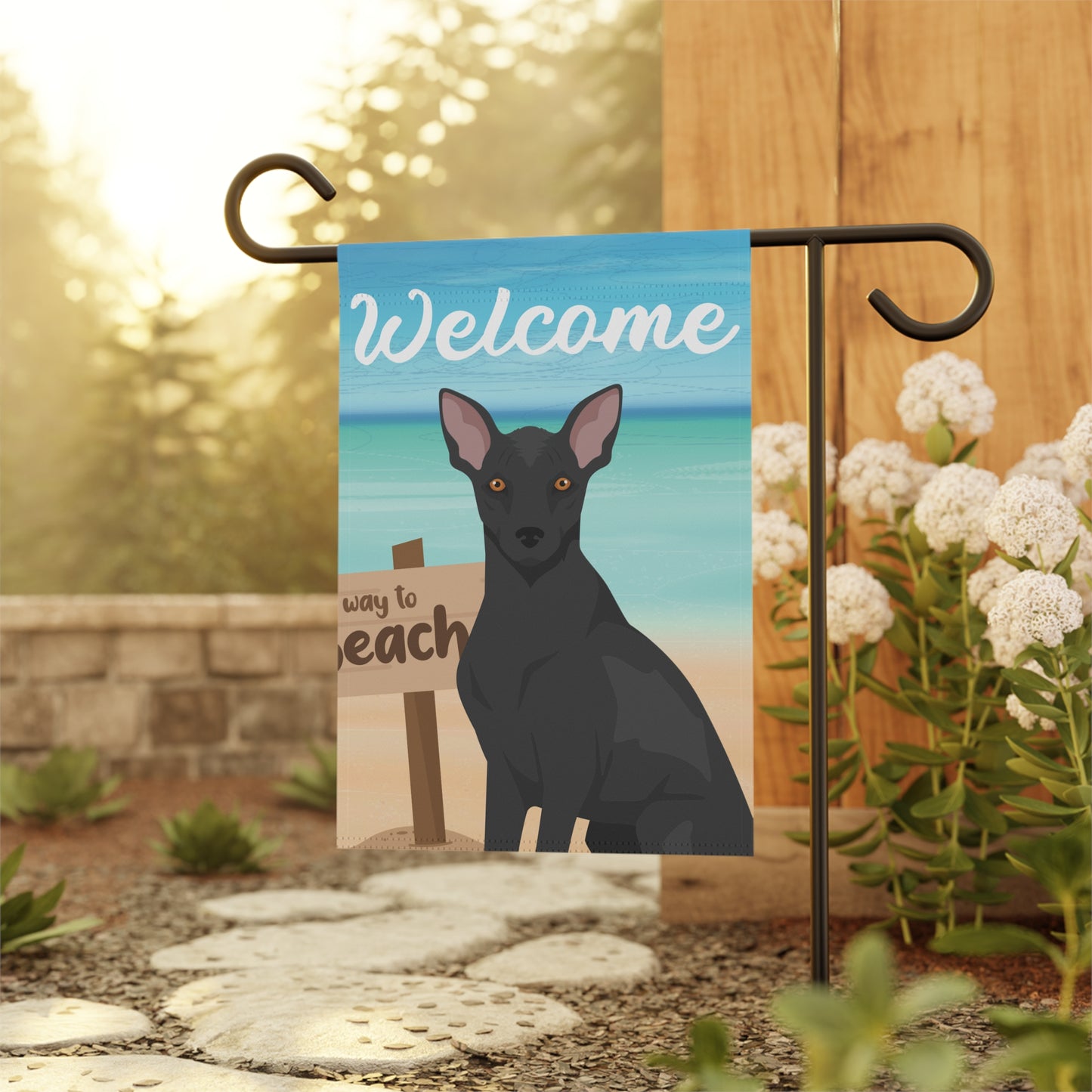 Xoloitzcuintil Dog Garden Flag