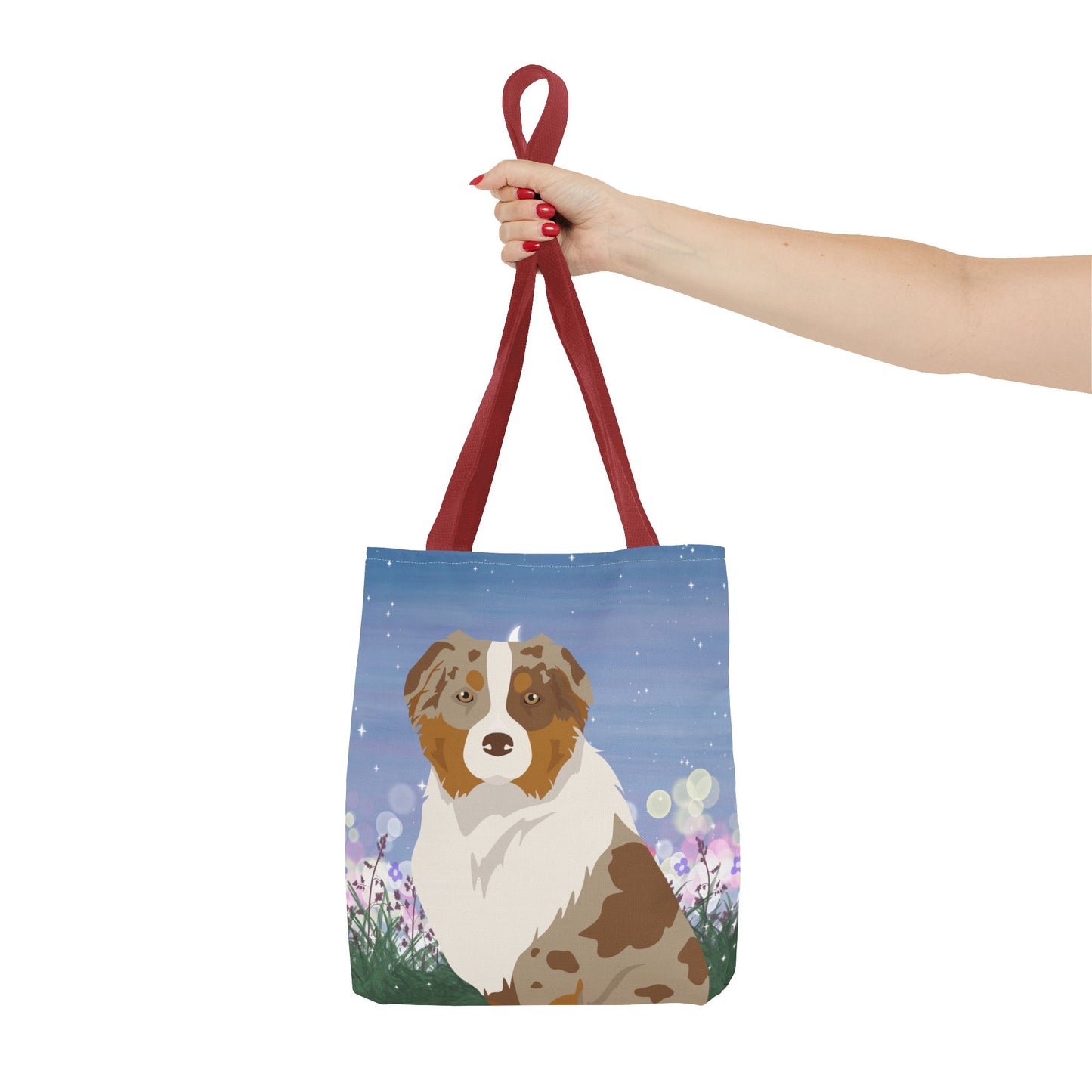Australian Shepherd Dog Tote Bag 13x13