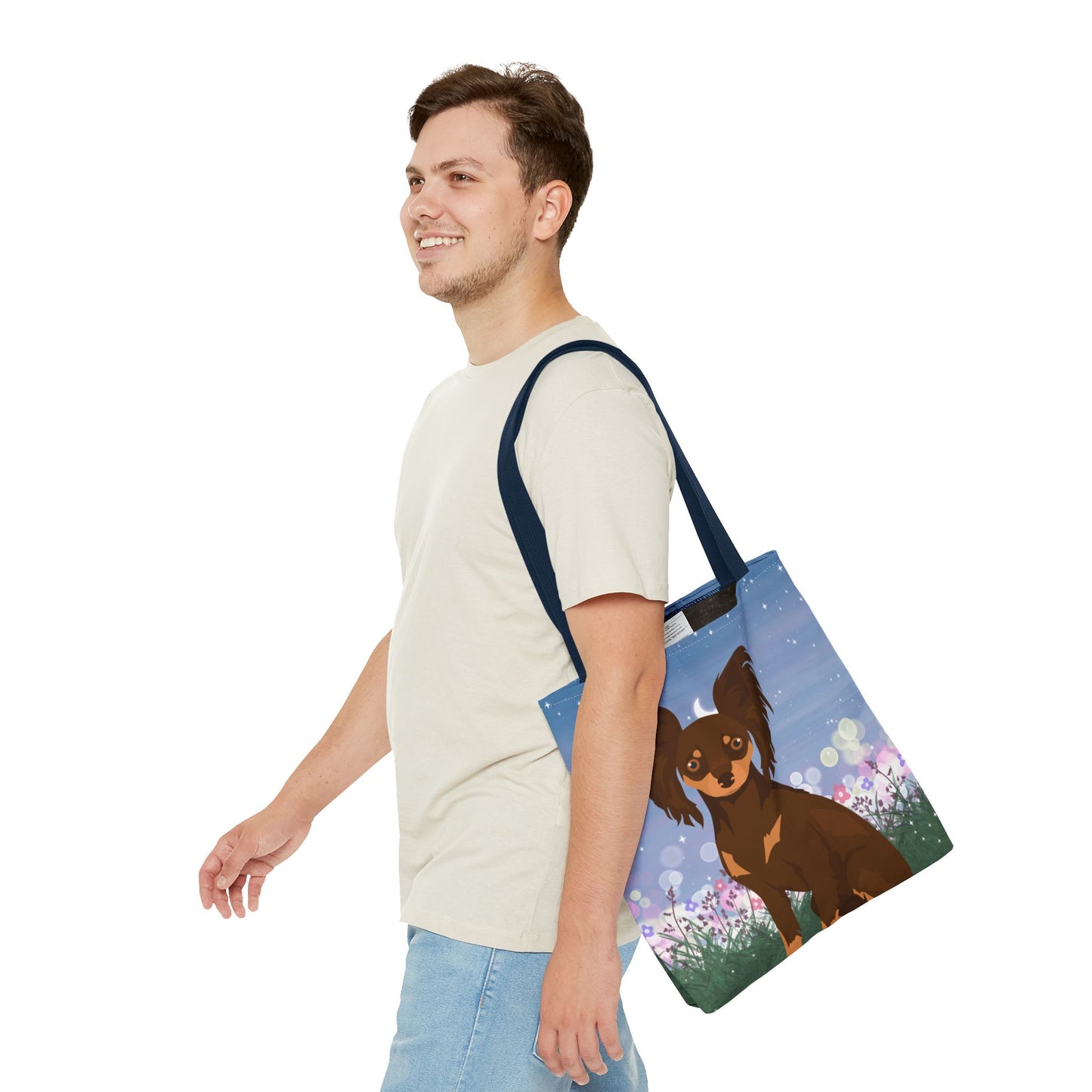 Russian Toy Terrier Dog Tote Bag 16x16