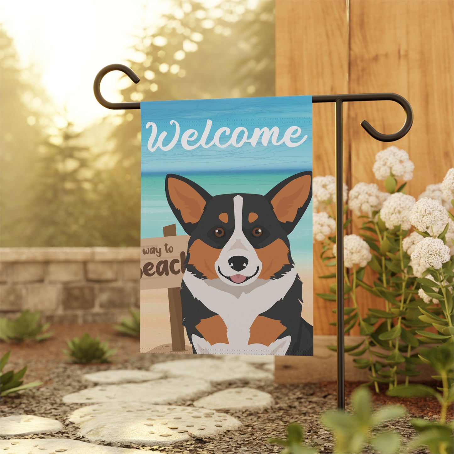 Pembroke Welsh Corgi Dog Garden Flag