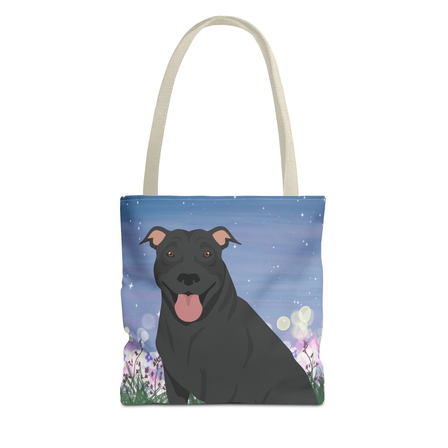 Pit Bull Dog Tote Bag 13x13