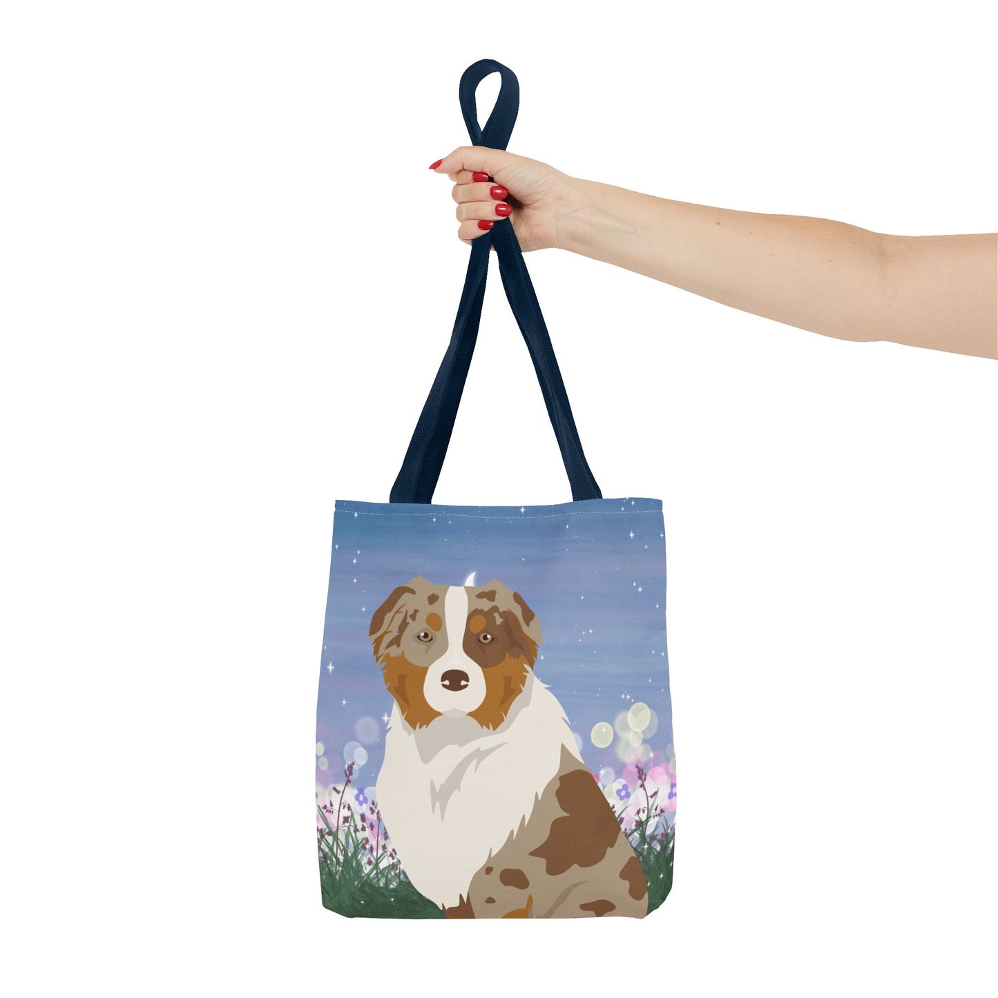 Australian Shepherd Dog Tote Bag 13x13