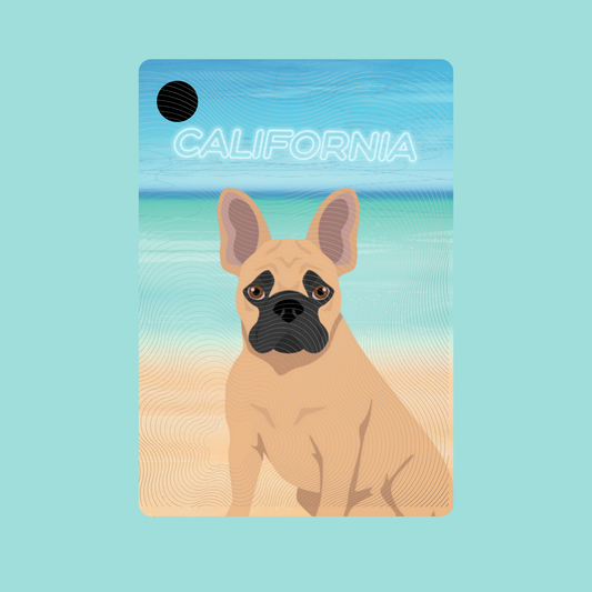 French Bulldog Dog Keychain