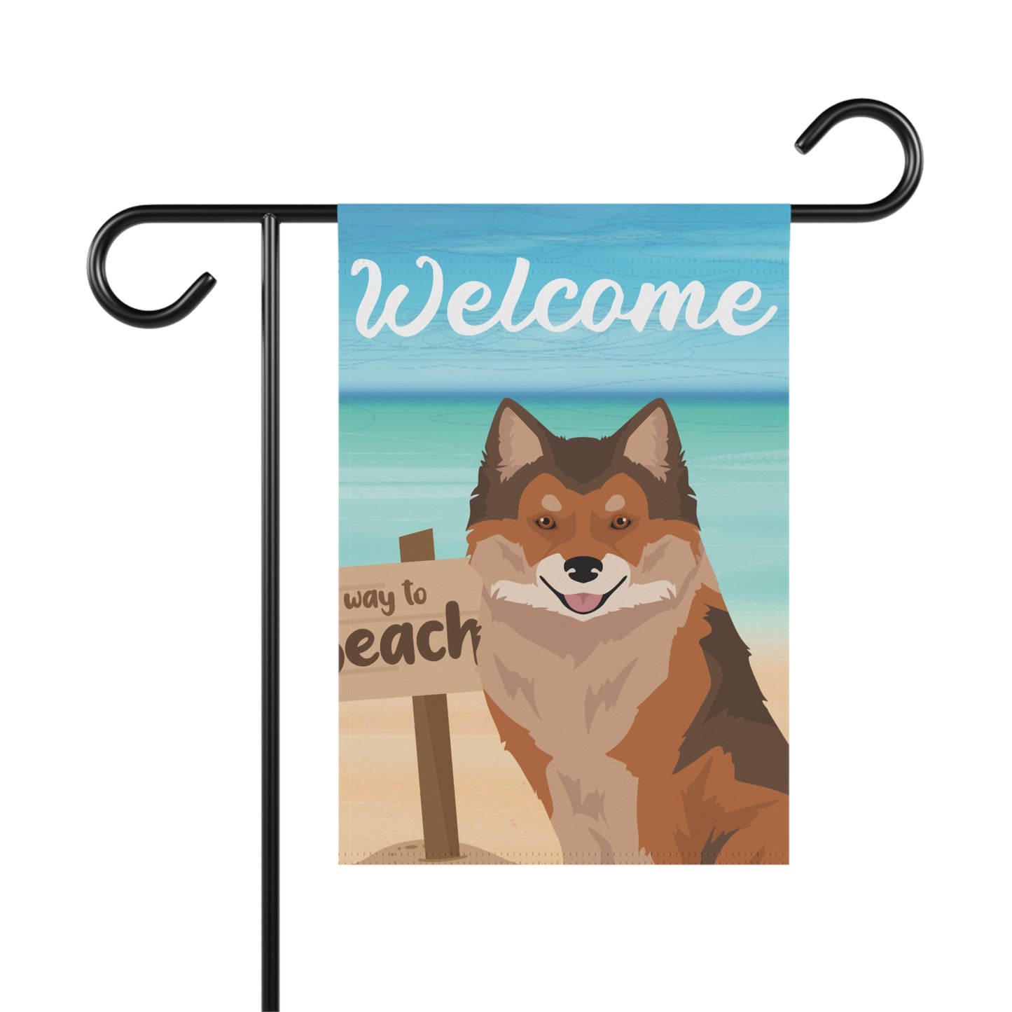 Nenets Herding Laika Dog Garden Flag