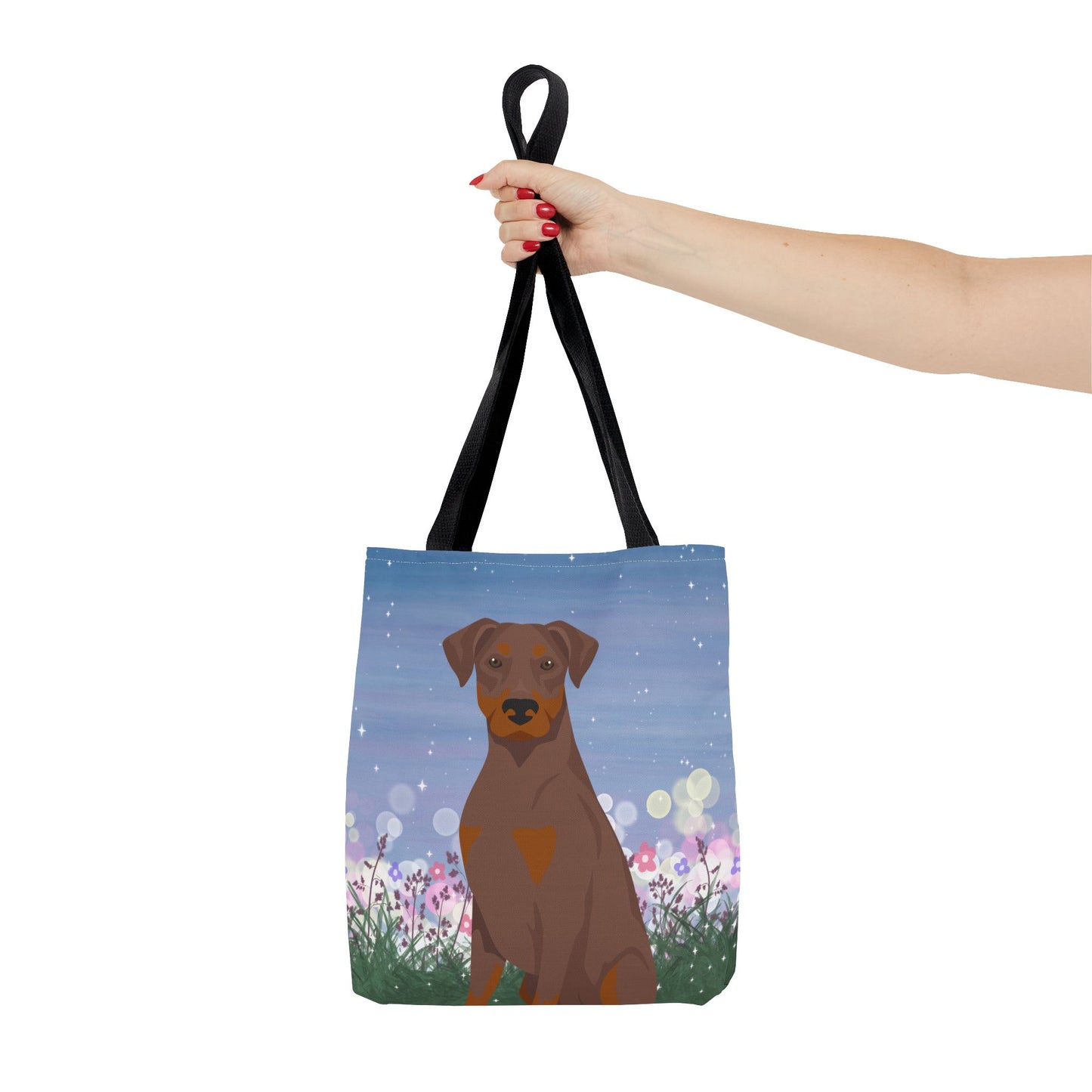 Dobermann Pinscher Dog Tote Bag 13x13