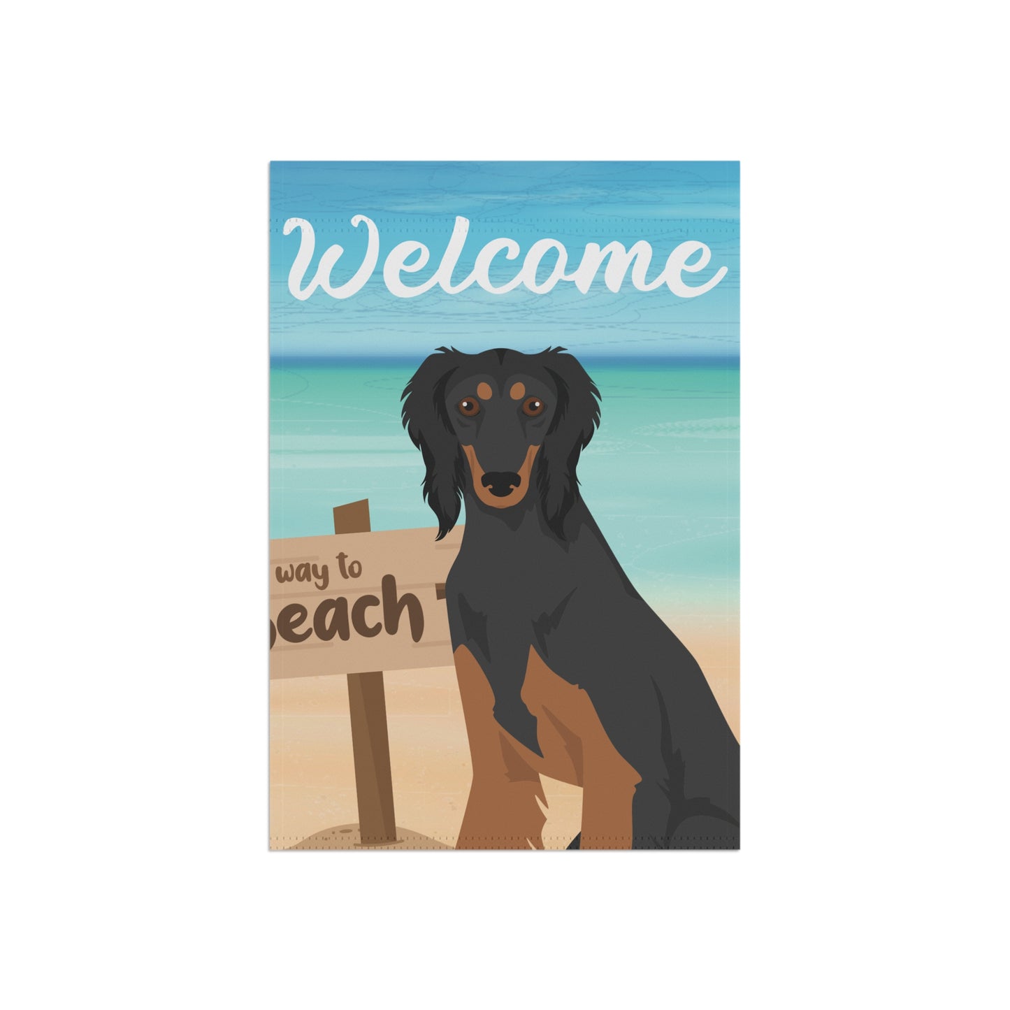 Saluki Dog Garden Flag