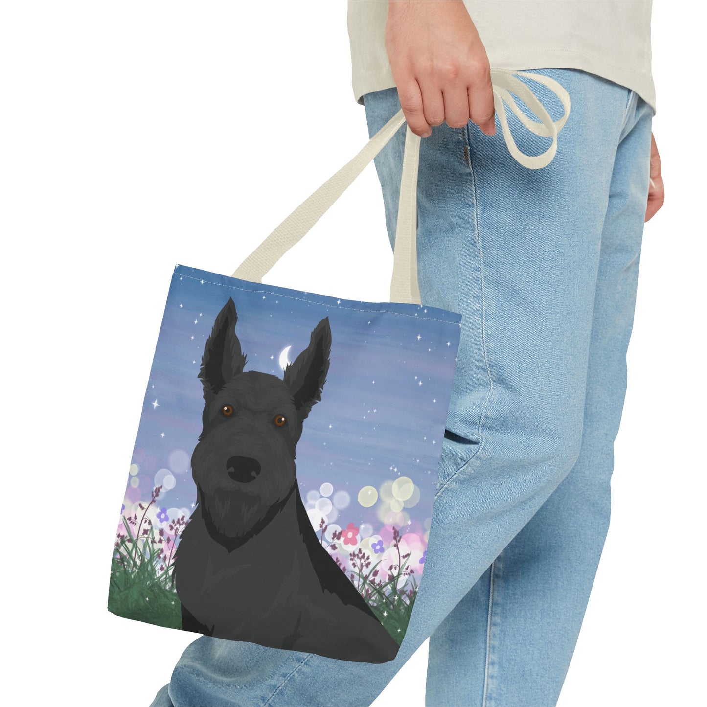 Scottish Terrier Dog Tote Bag 13x13