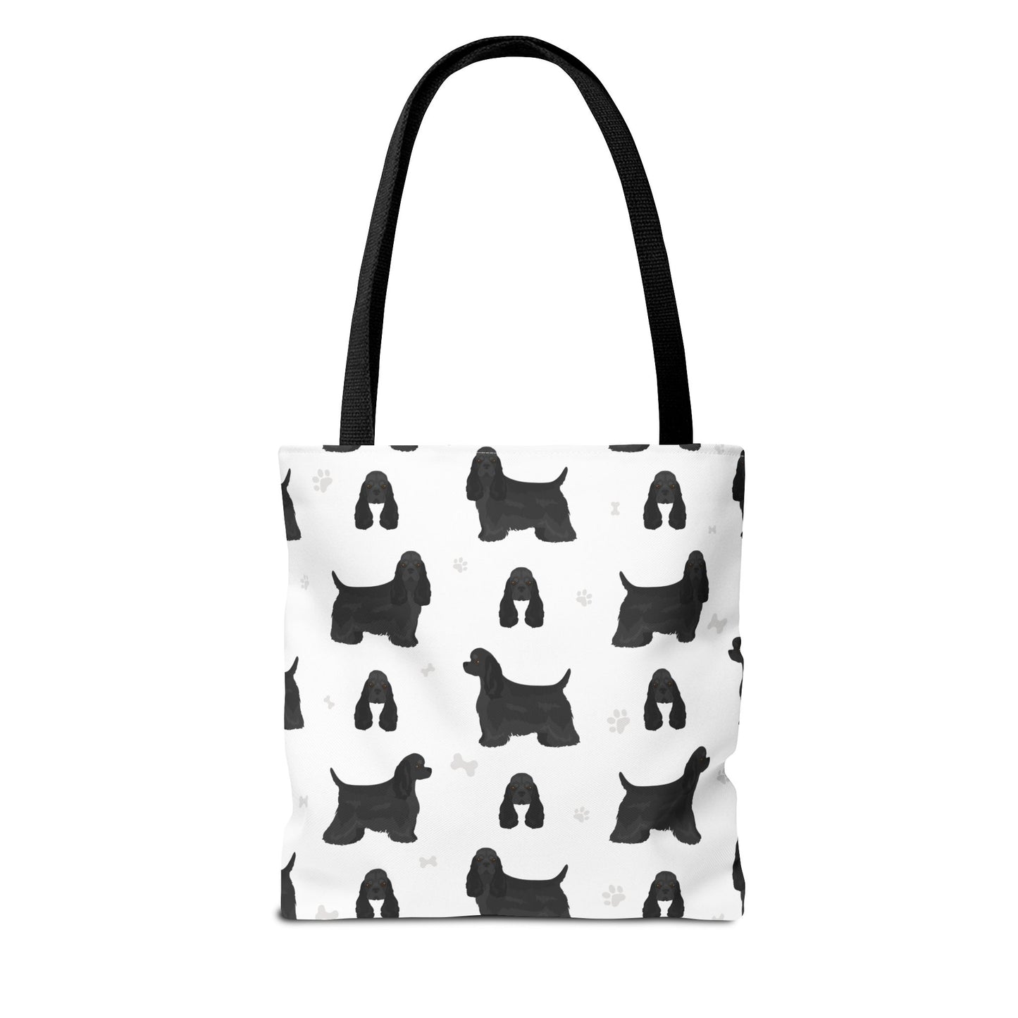 American Cocker Spaniel Dog Tote Bag, Cocker Spaniel Dog Mom Gift