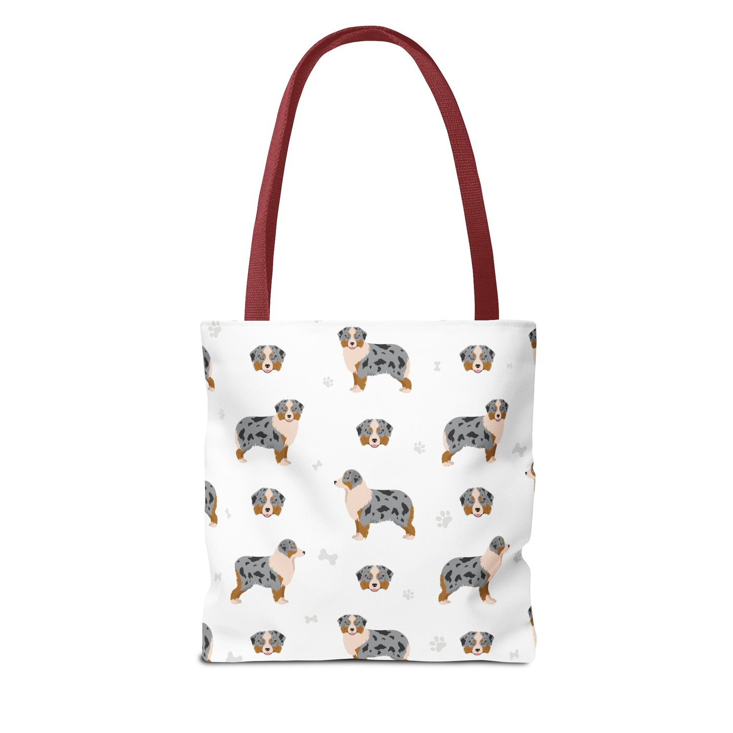 Miniature Australian Shepherd Dog Tote Bag, Aussie Dog Mom Gift