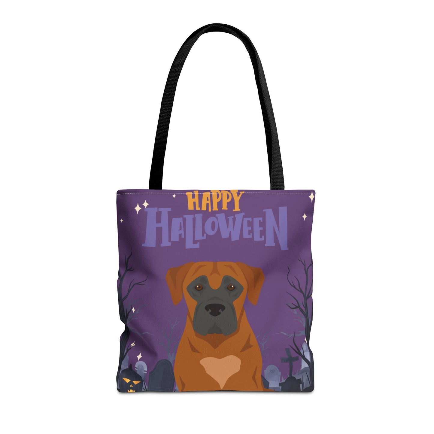 Boerboel Dog Happy Halloween Tote Bag 16x16