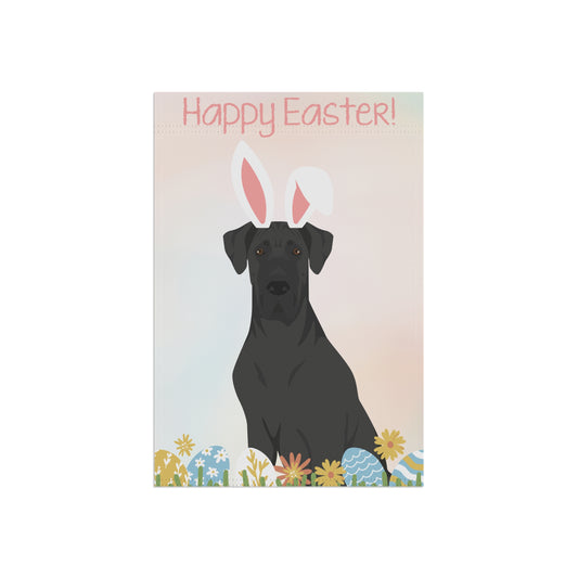 Great Dane Dog Happy Easter Garden Flag