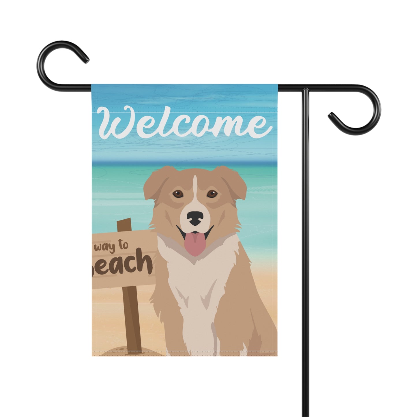 English Shepherd Dog Garden Flag