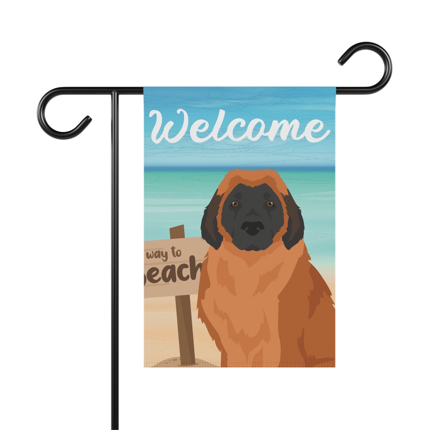 Leonberger Dog Garden Flag