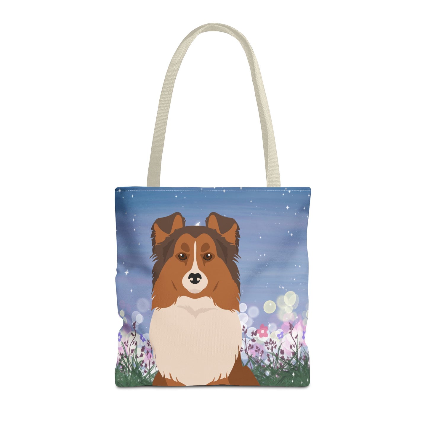 Shetland Sheepdog Dog Tote Bag 16x16