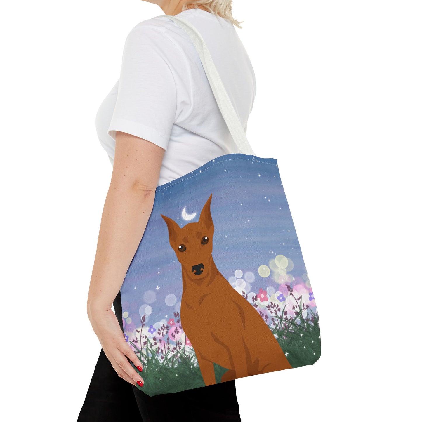 German Pinscher Dog Tote Bag 16x16