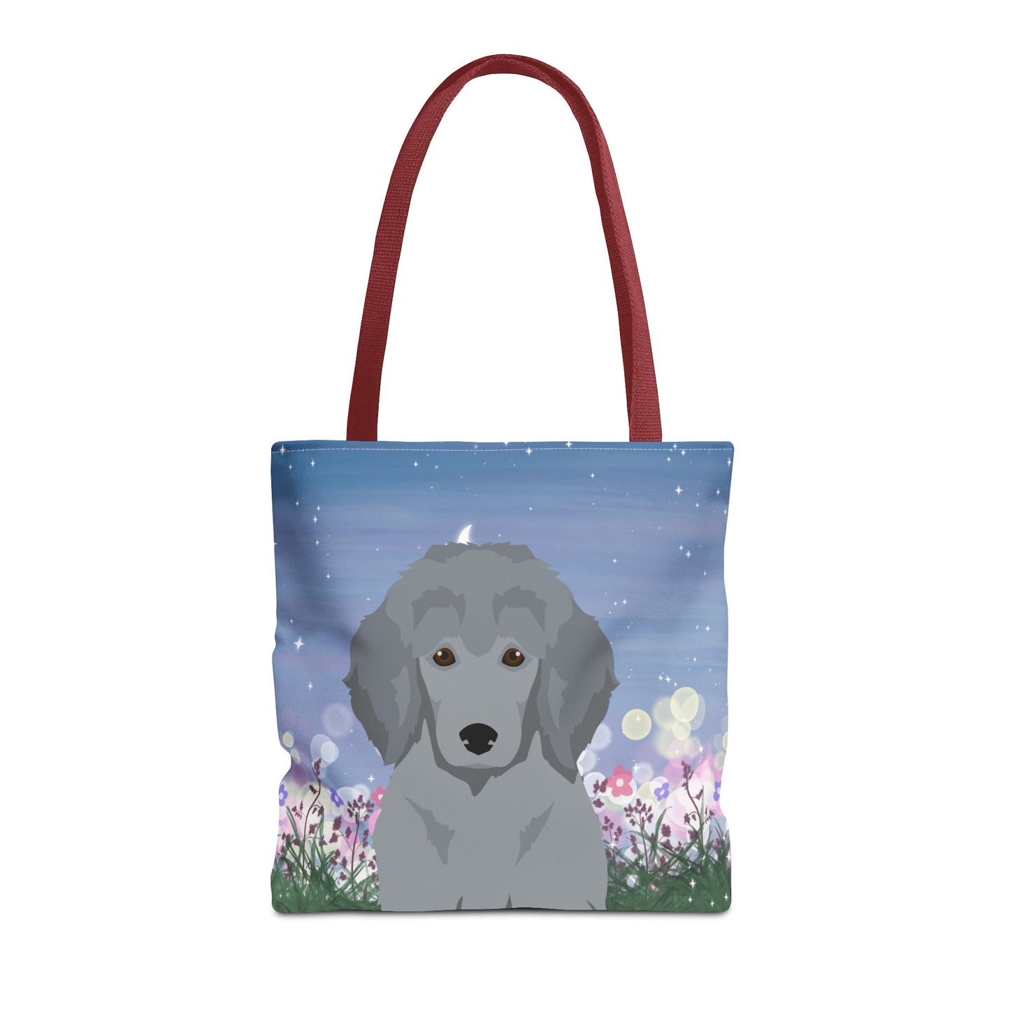 Poodle Dog Tote Bag 16x16