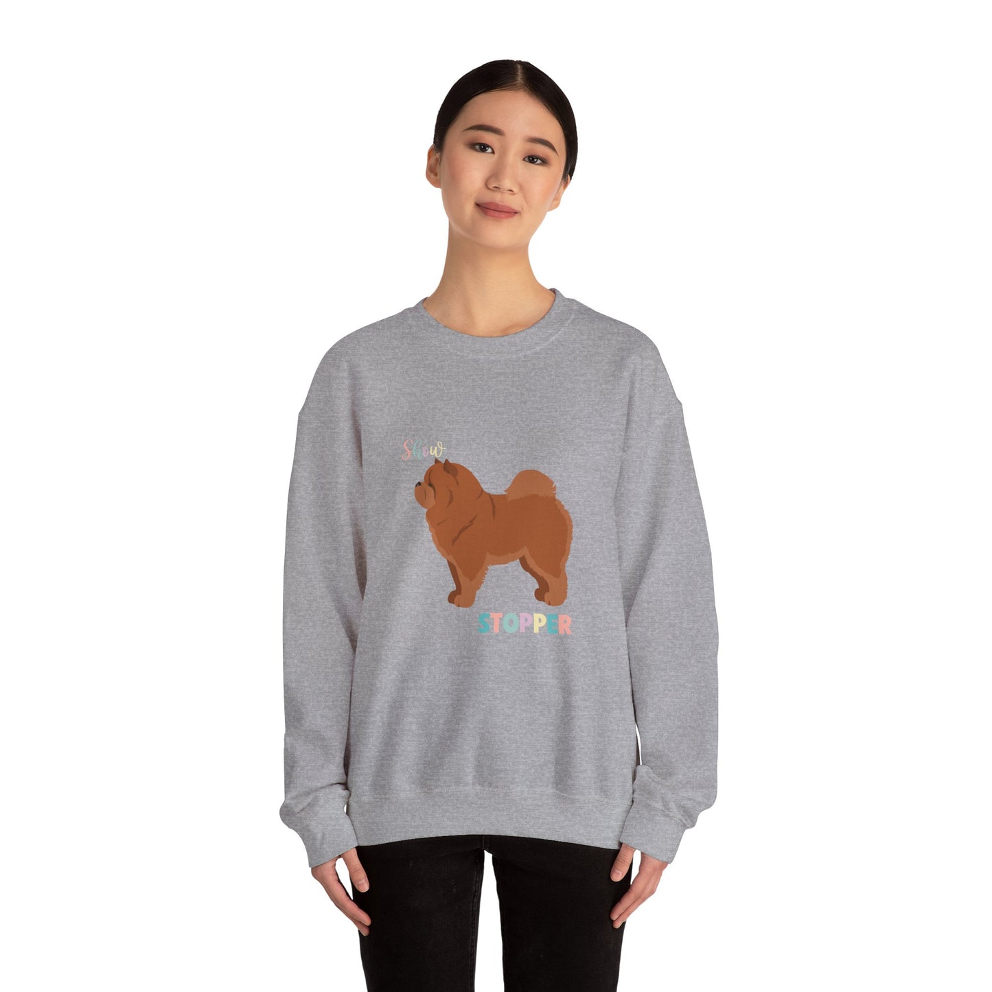 Chow Chow Dog Unisex Heavy Blend Crewneck Sweatshirt