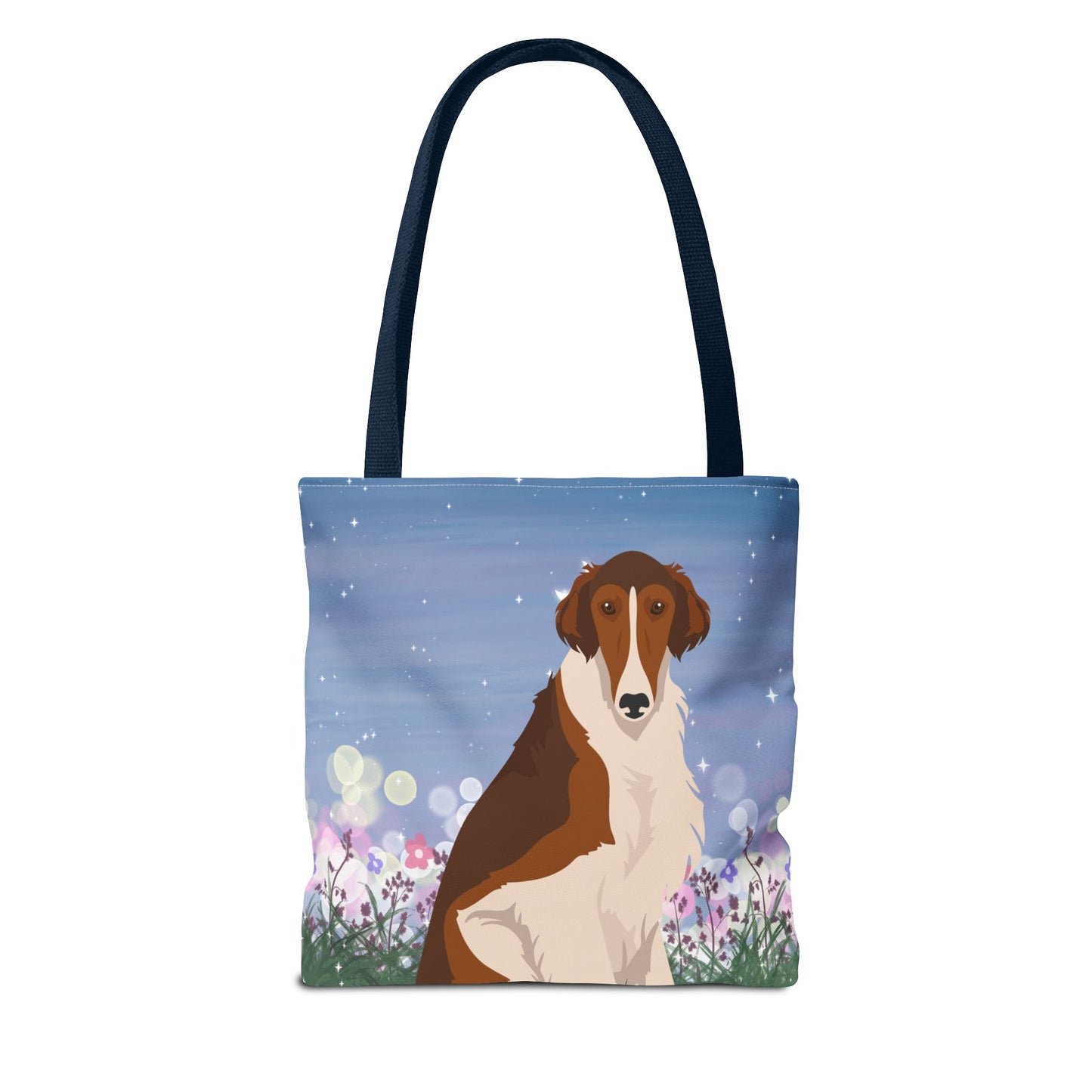 Borzoi Dog Tote Bag 13x13