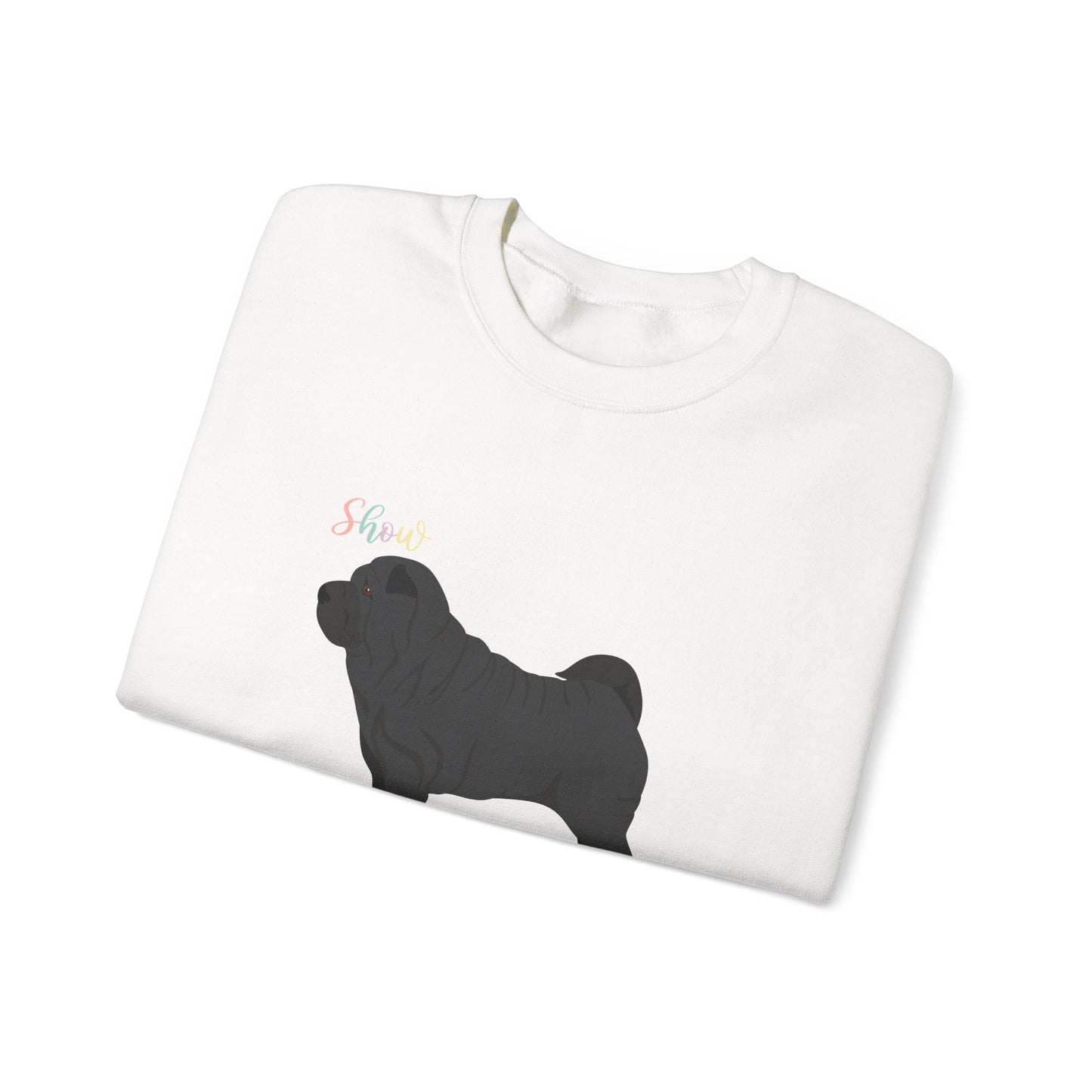 Shar Pei Dog Unisex Heavy Blend Crewneck Sweatshirt