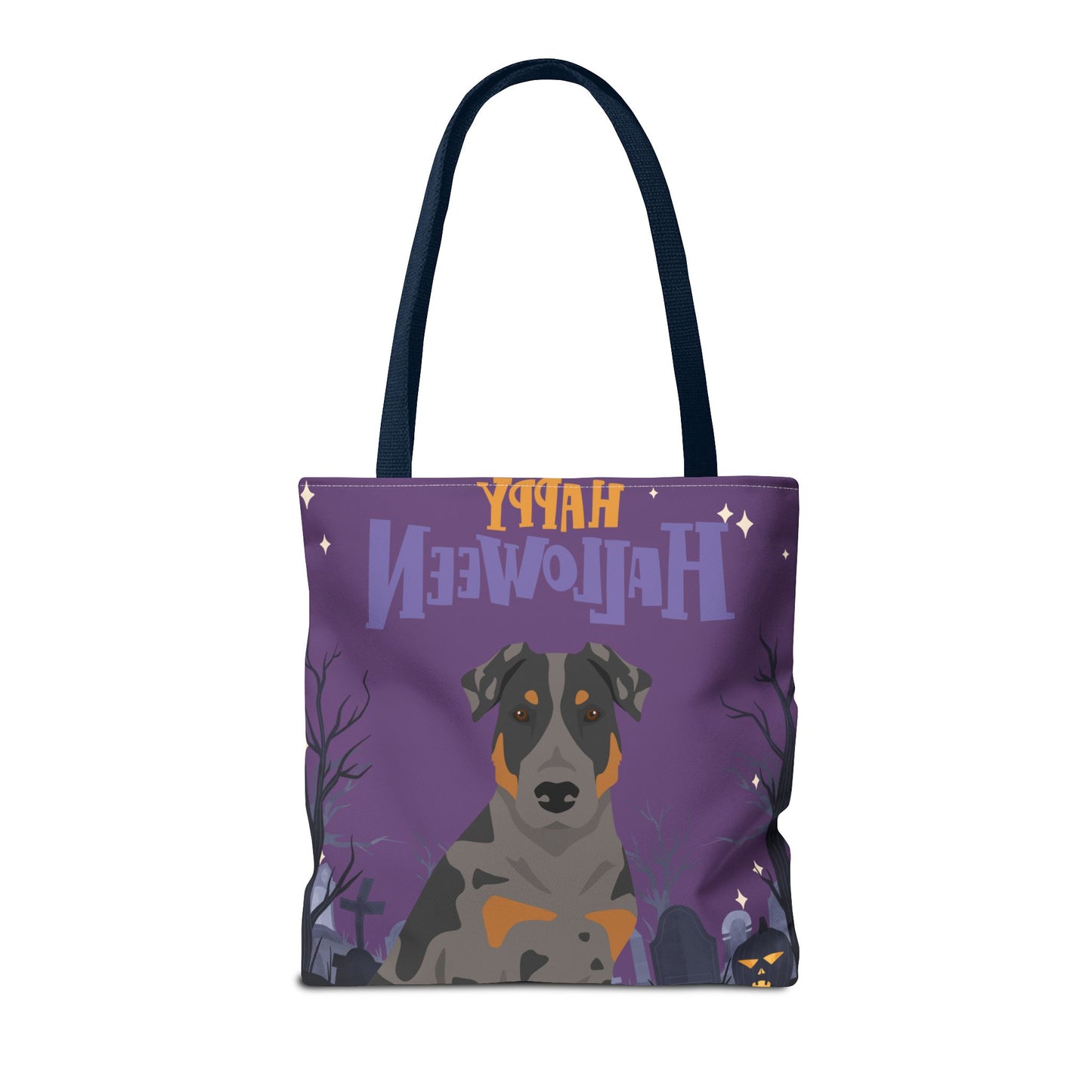 Beauceron Dog Happy Halloween Tote Bag 16x16