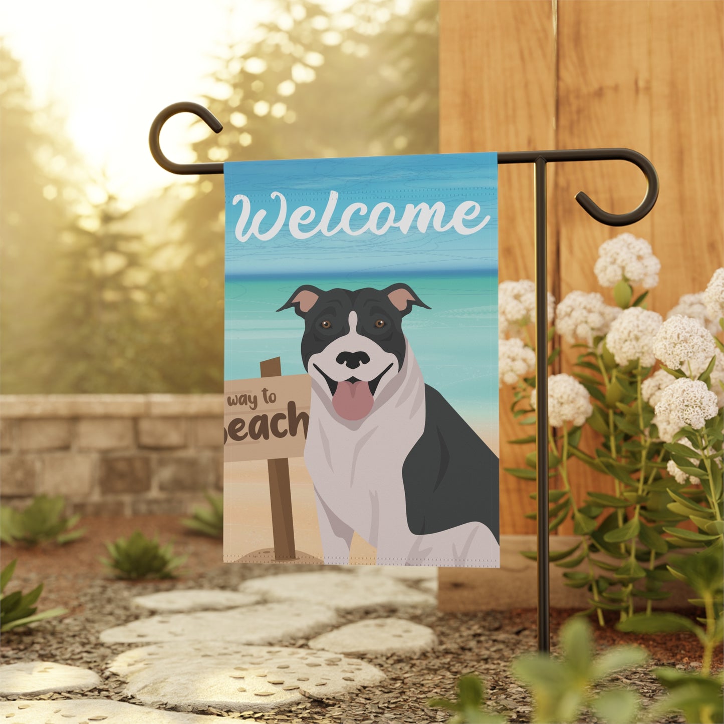 Pit Bull Dog Garden Flag