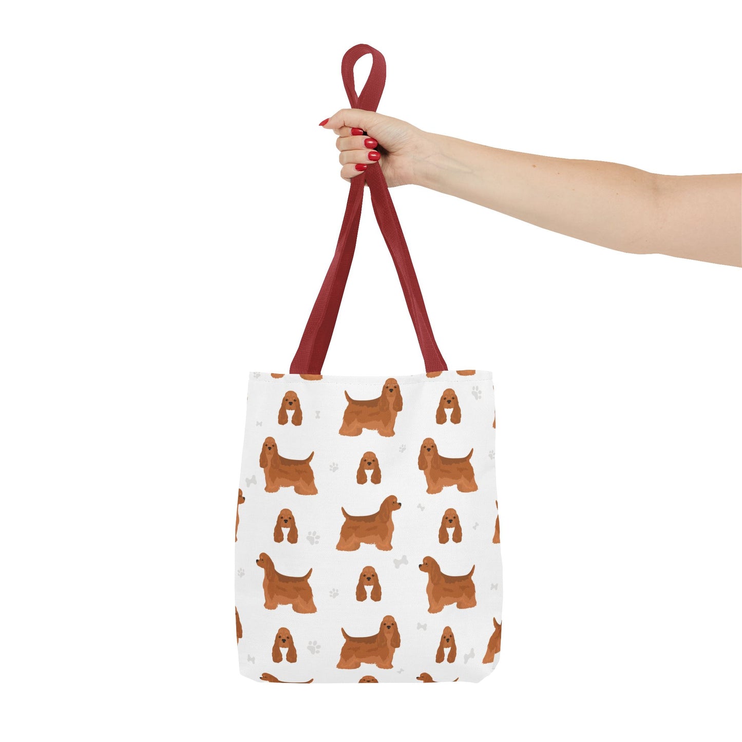 American Cocker Spaniel Dog Tote Bag, Cocker Spaniel Dog Mom Gift