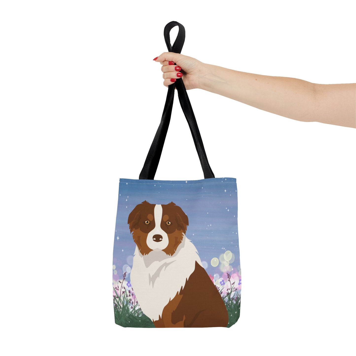 Australian Shepherd Dog Tote Bag 13x13