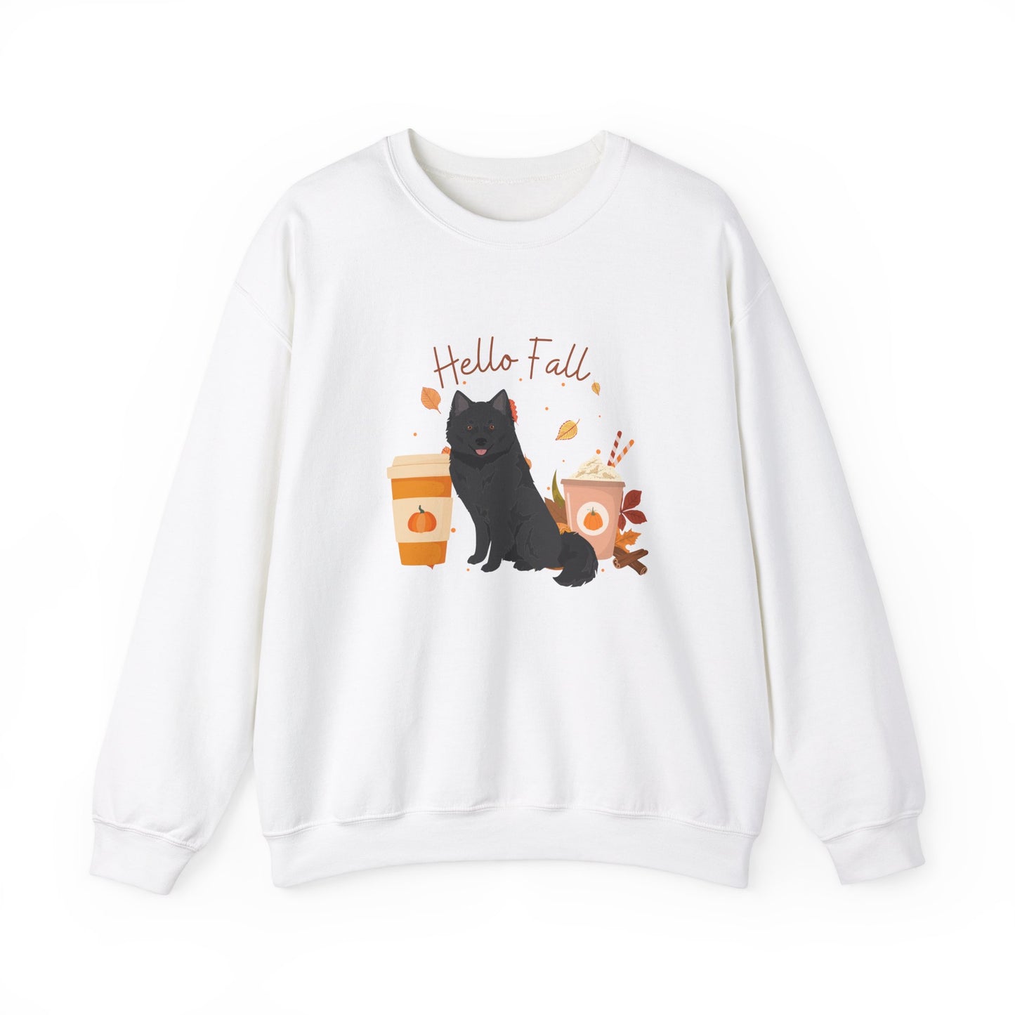 Nenets Herding Laika Dog Fall Halloween Unisex Heavy Blend Crewneck Sweatshirt
