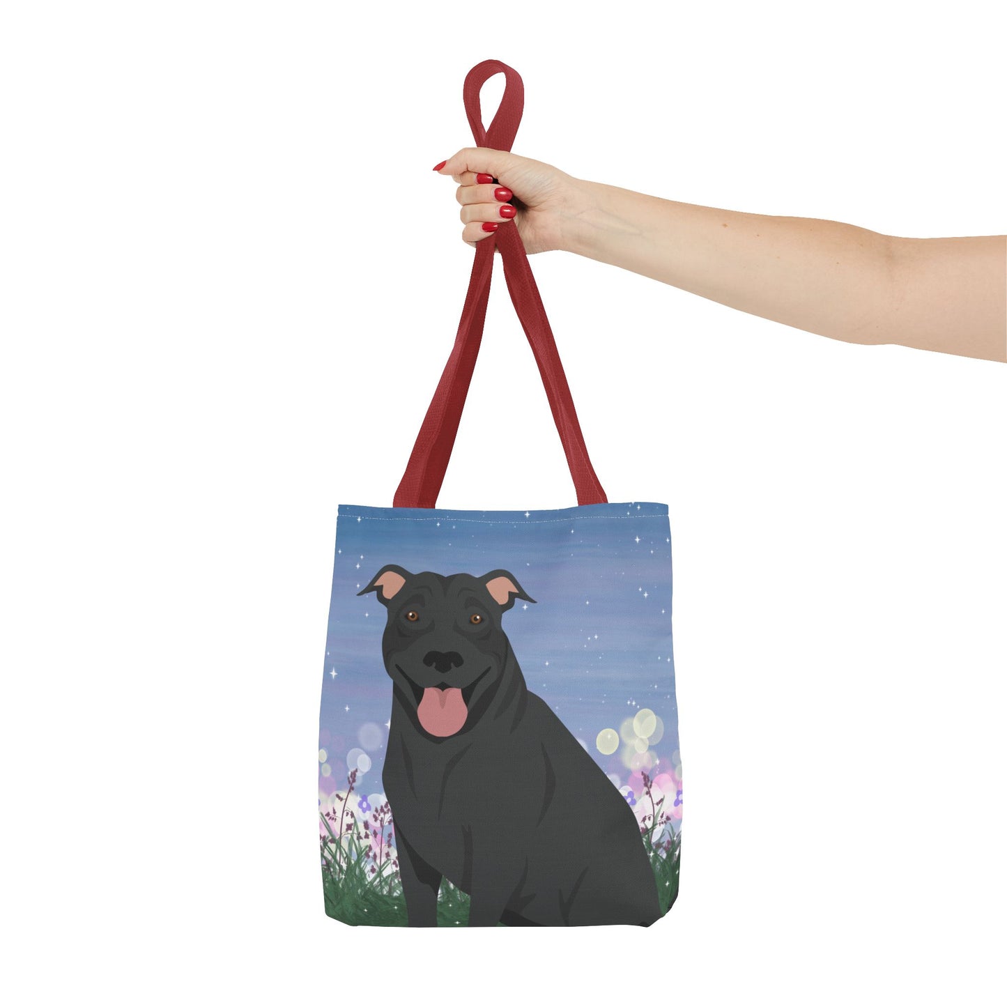Pit Bull Dog Tote Bag 13x13