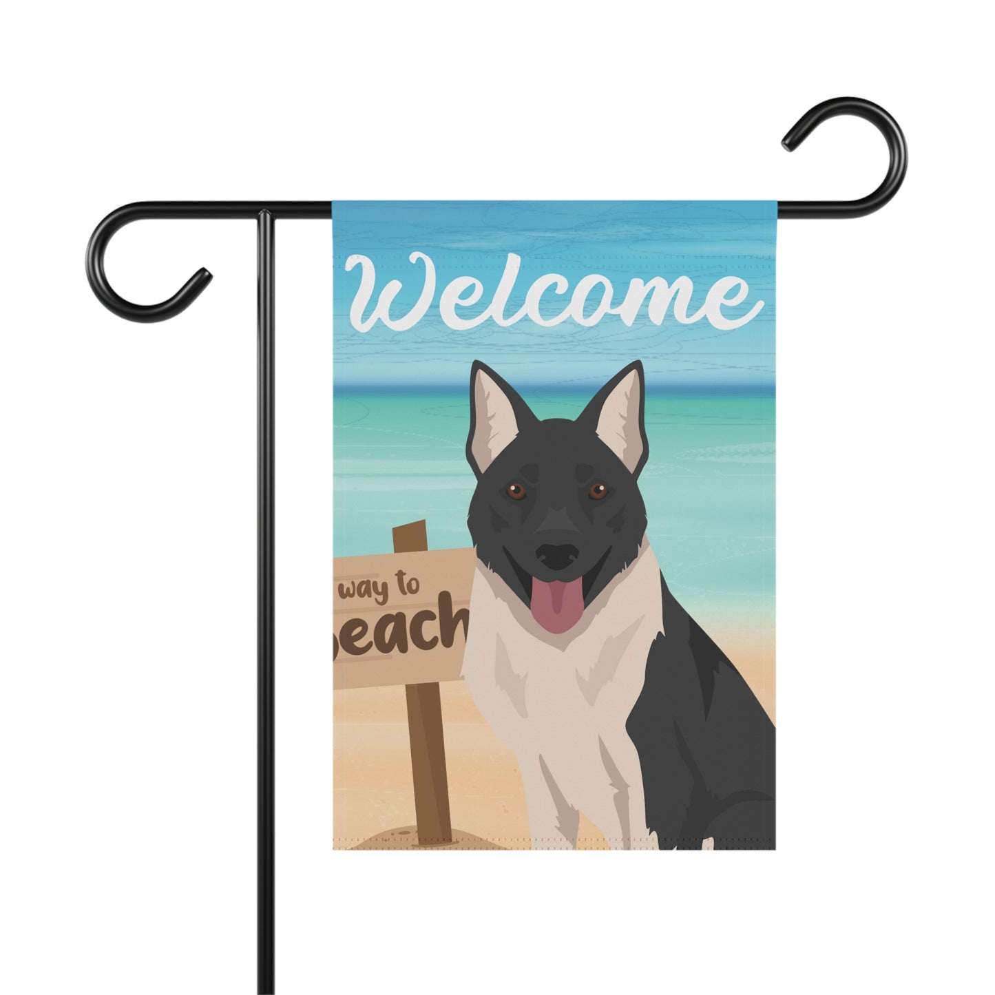 Russo European Laika Dog Garden Flag